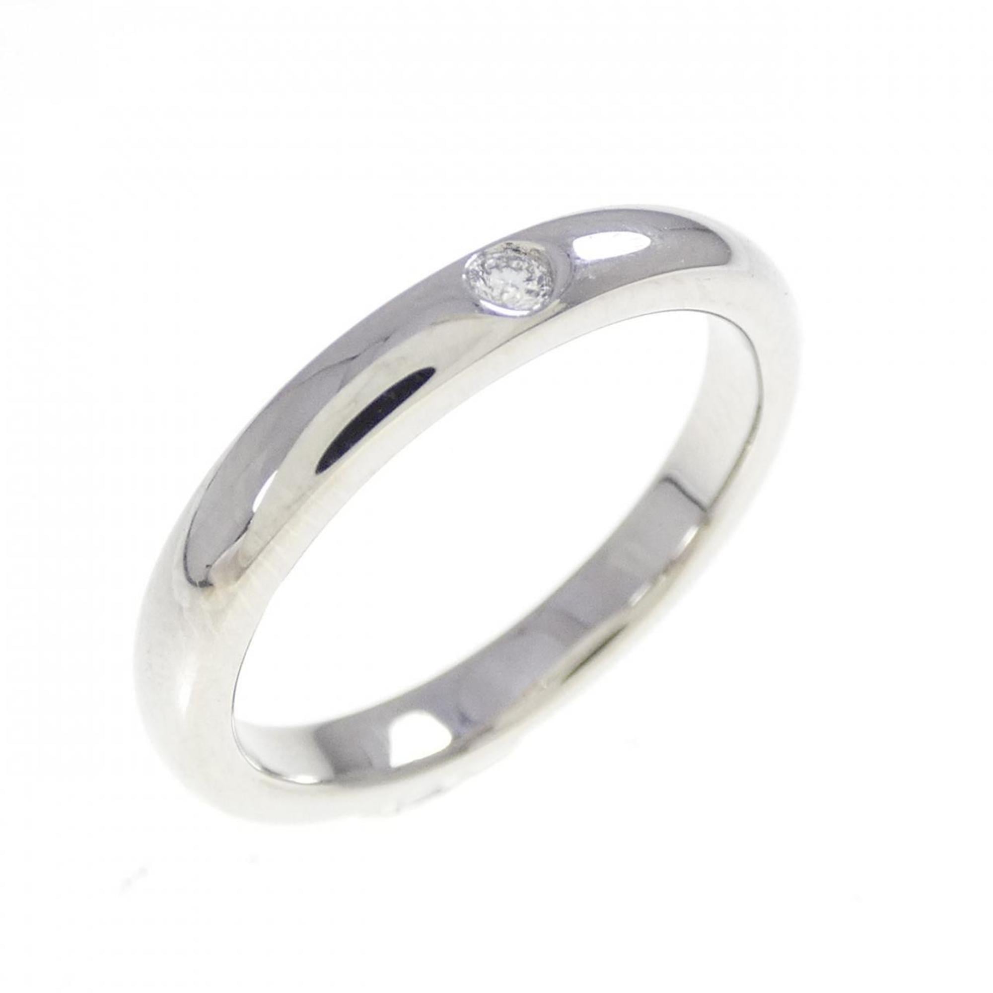 Tiffany Platinum Platinum 950 Band Ring (Pre-Owned)