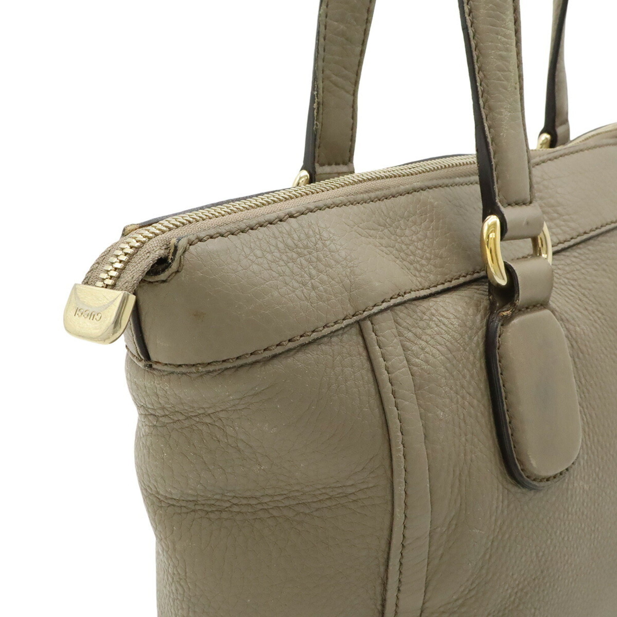 Gucci Soho Leather Handbag Tote Bag (Pre-Owned)