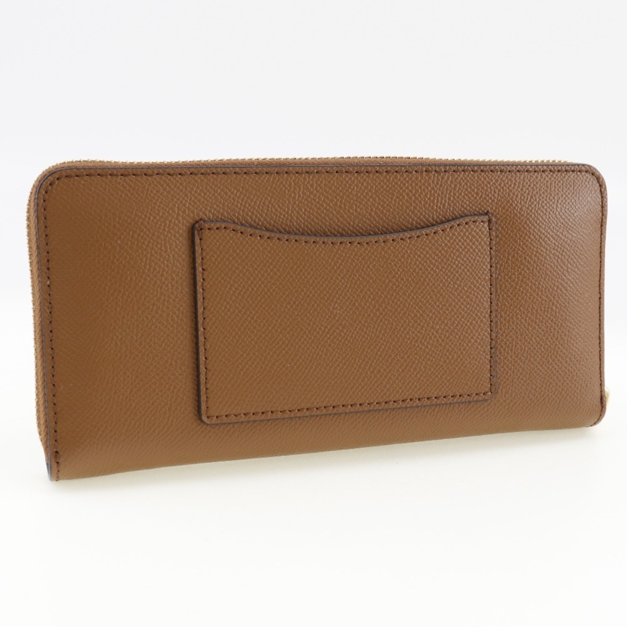 Michael Kors Brown Leather Long Wallet (Bi-Fold) (Pre-Owned)
