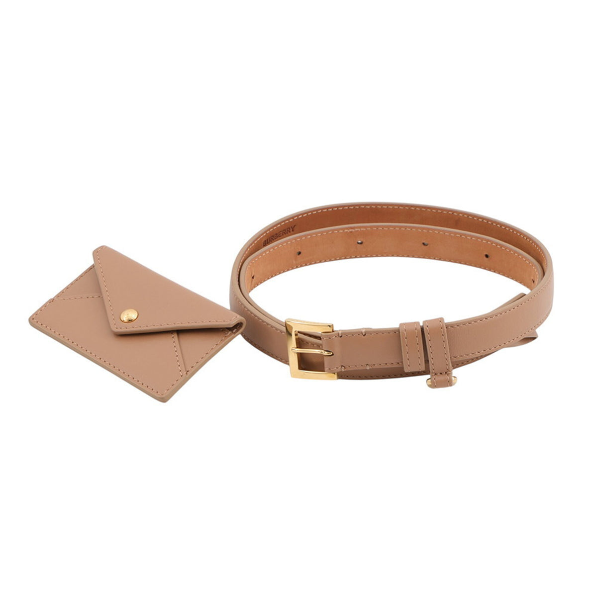 Burberry Brown Leather Fanny Pack (Pre-Owned)