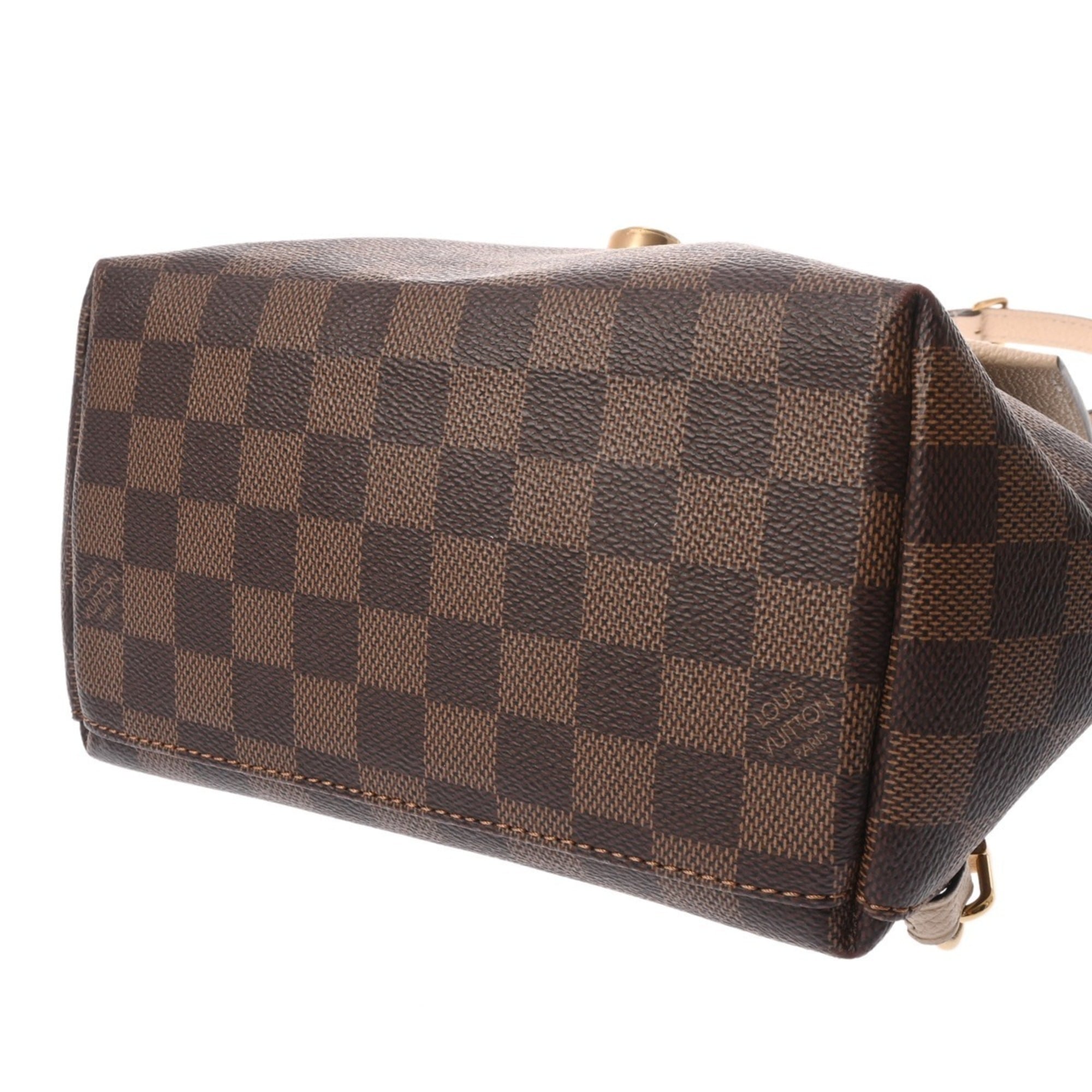 Louis Vuitton Brown Cream Damier Canvas Backpack (Pre-Owned)