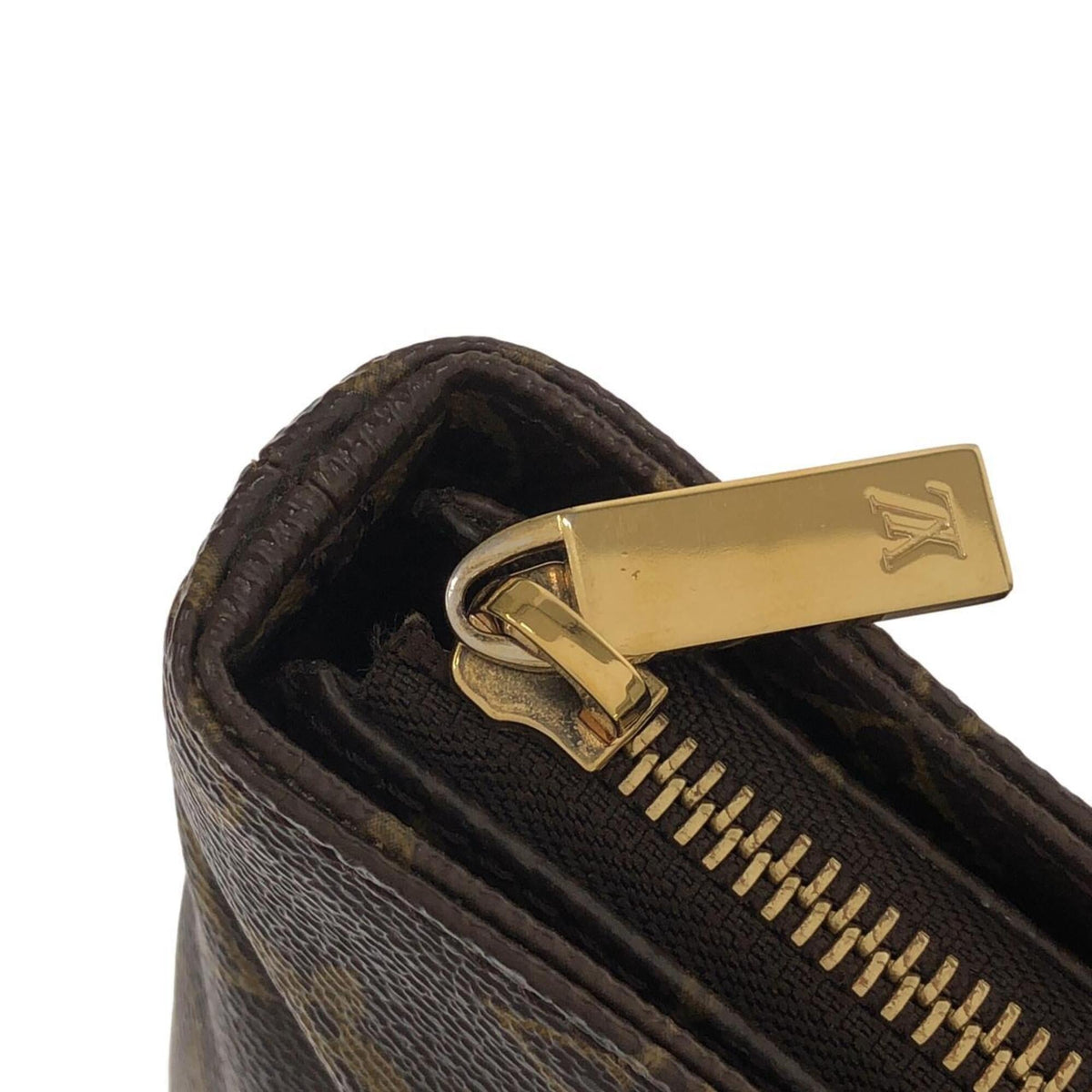 Louis Vuitton Brown Coated Canvas Handbag (Pre-Owned)