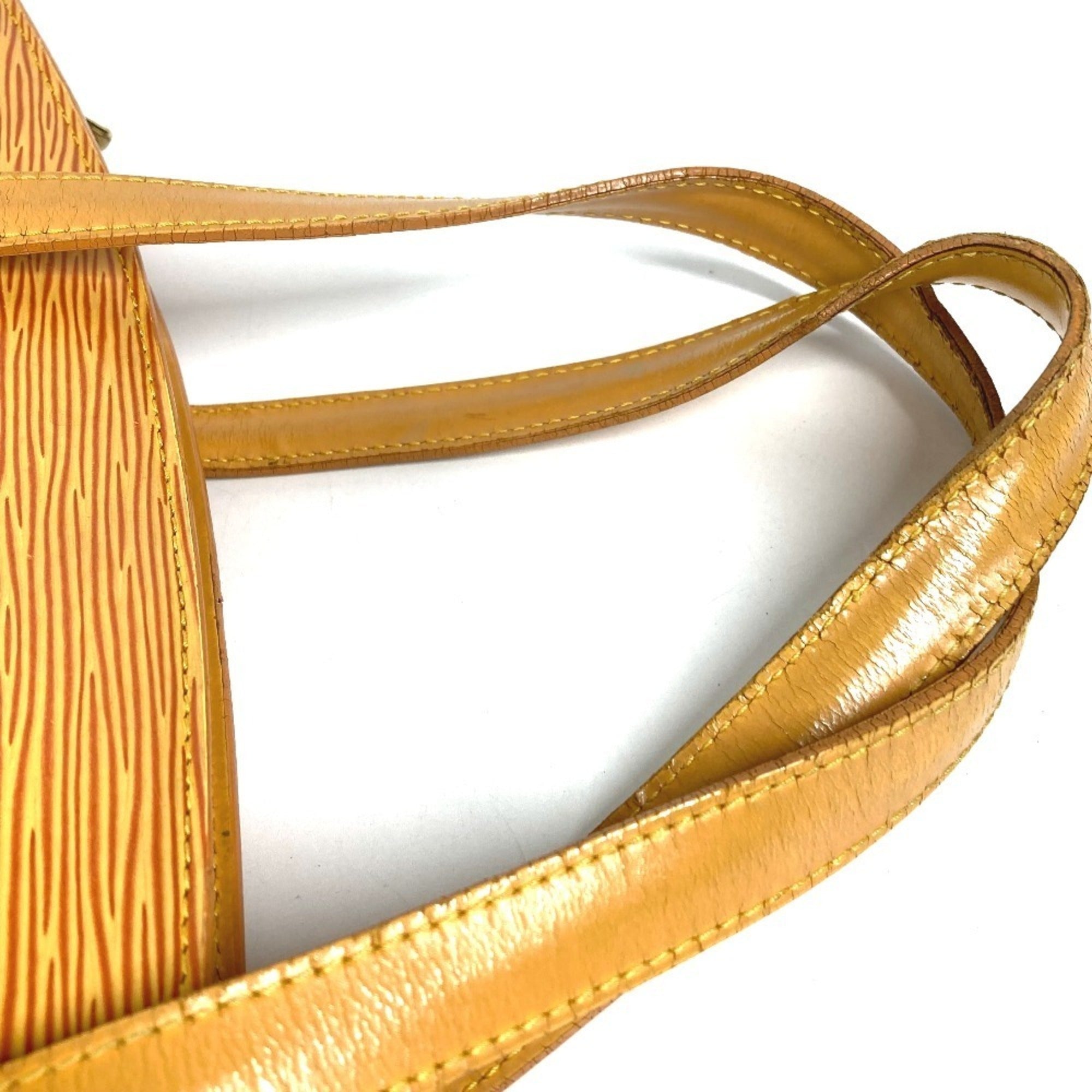Louis Vuitton Yellow Epi Leather Handbag Tote Bag (Pre-Owned)