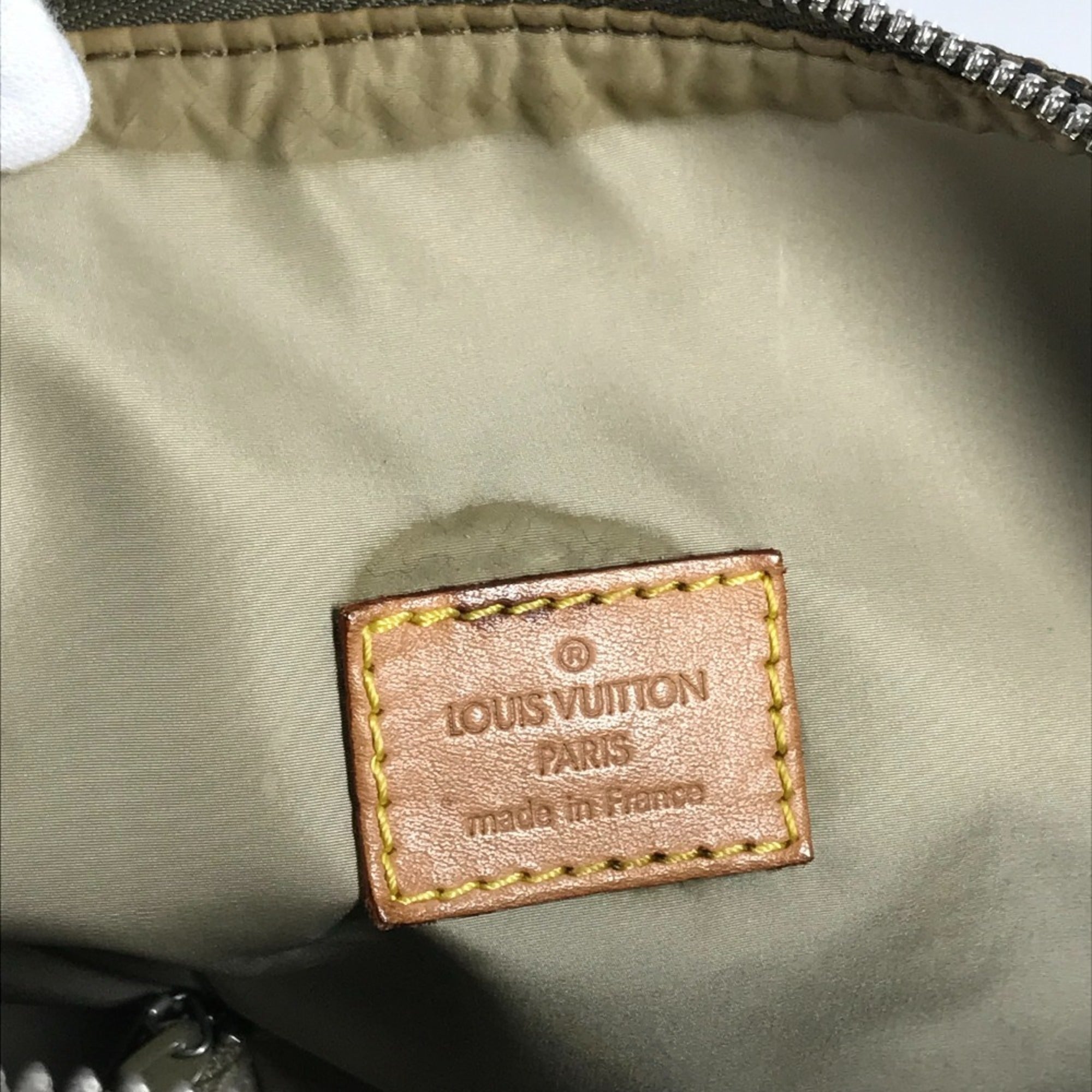 Louis Vuitton Khaki Damier Geant Boston Bag Shoulder Bag (Pre-Owned)