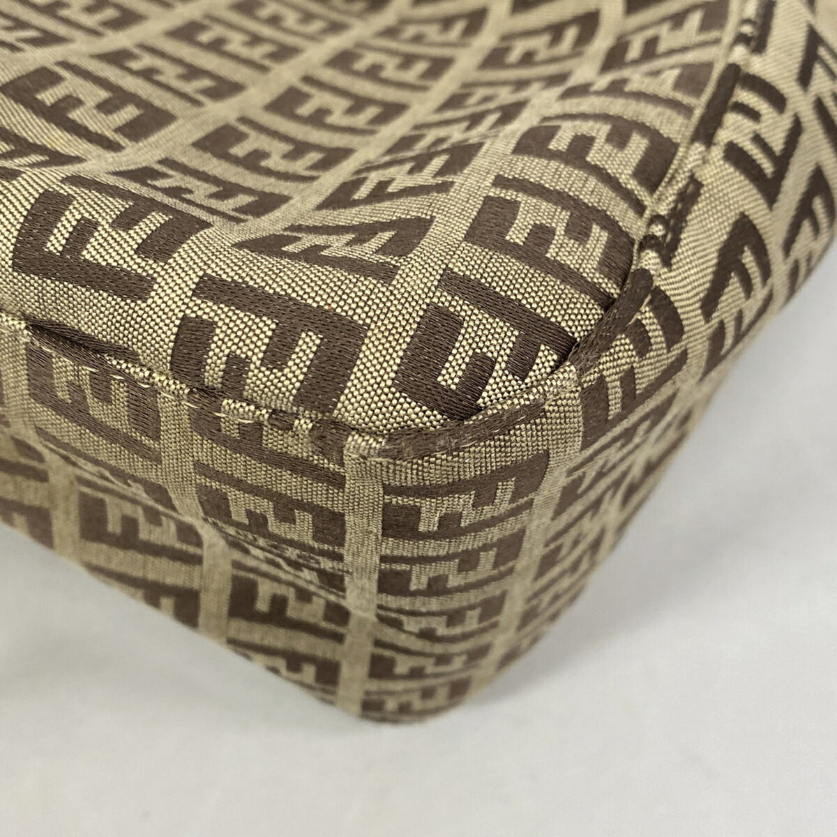 Fendi Brown Canvas Tote Bag (Pre-Owned)