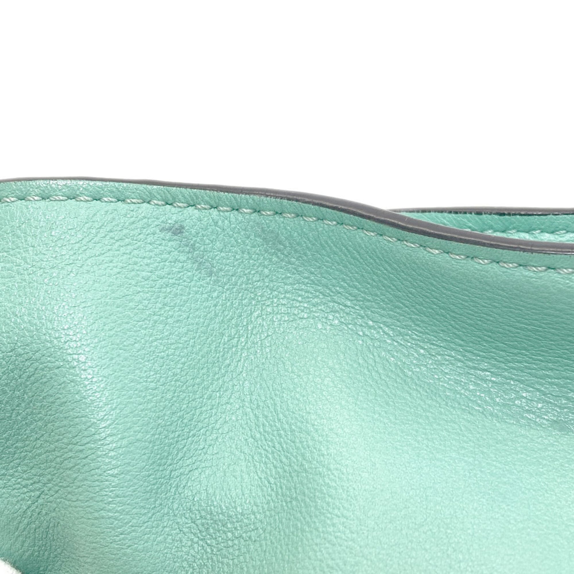 Loewe Green Leather Shoulder Bag (Pre-Owned)