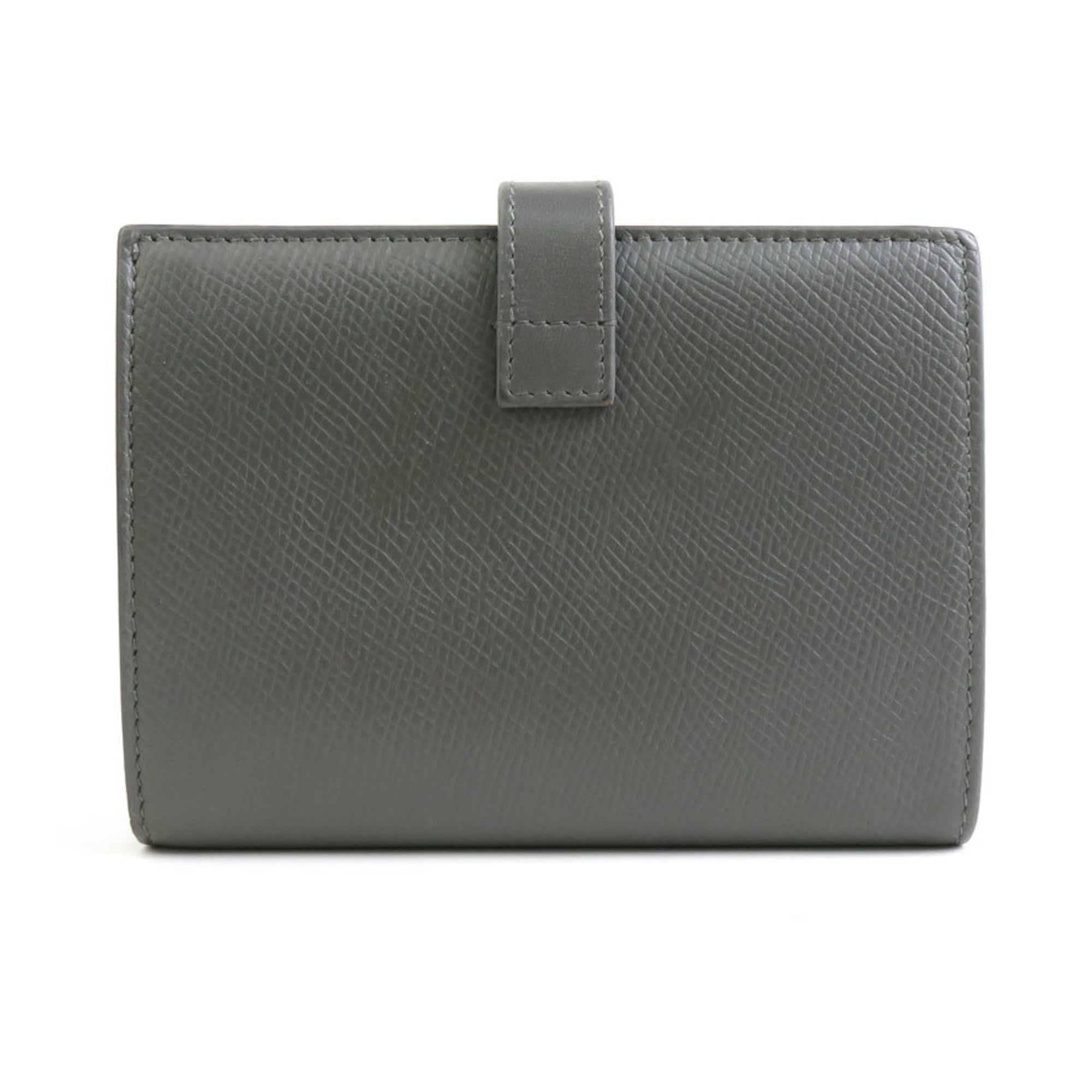 Celine Gray Leather Wallet (Bi-Fold) (Pre-Owned)