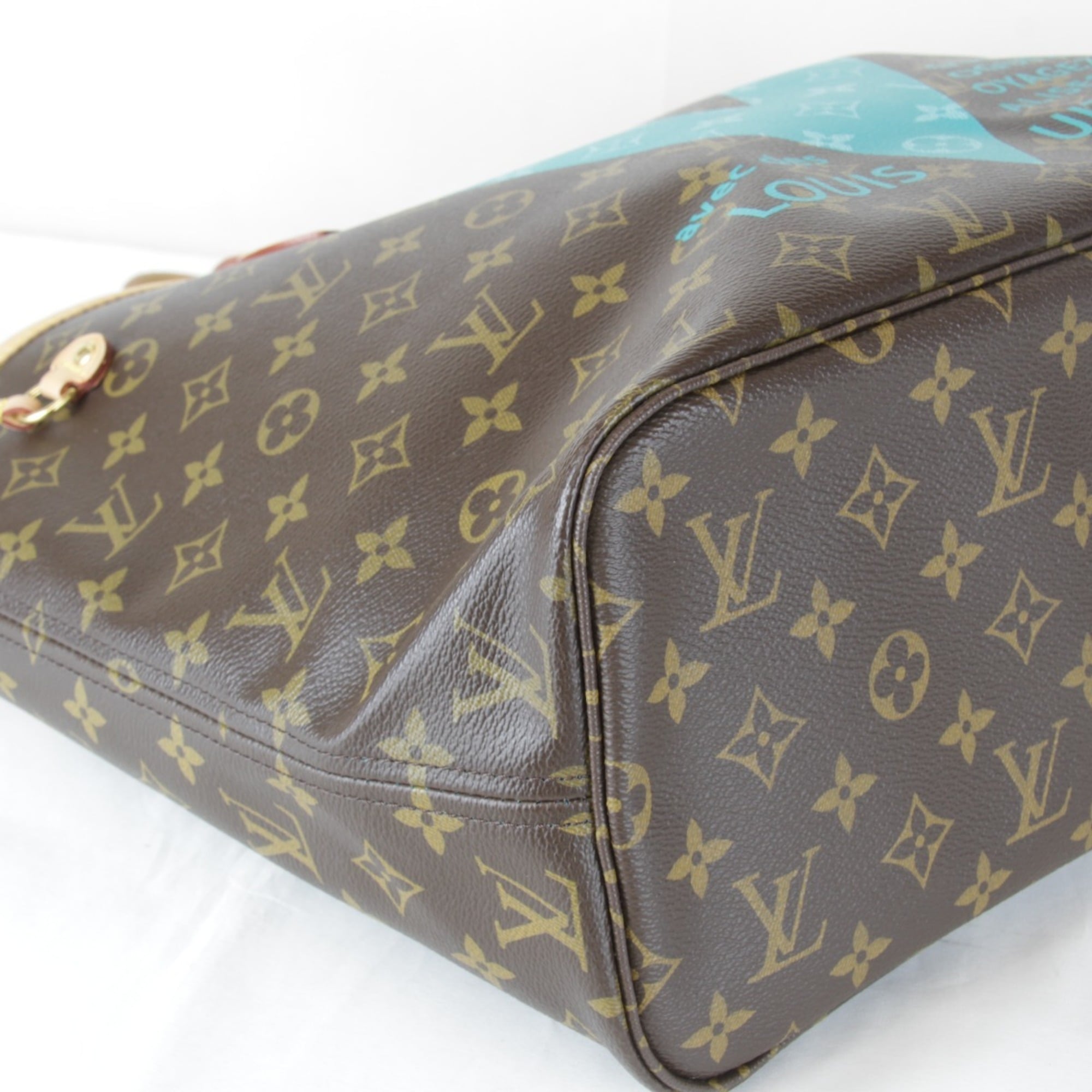 Louis Vuitton Brown Canvas Tote Bag (Pre-Owned)