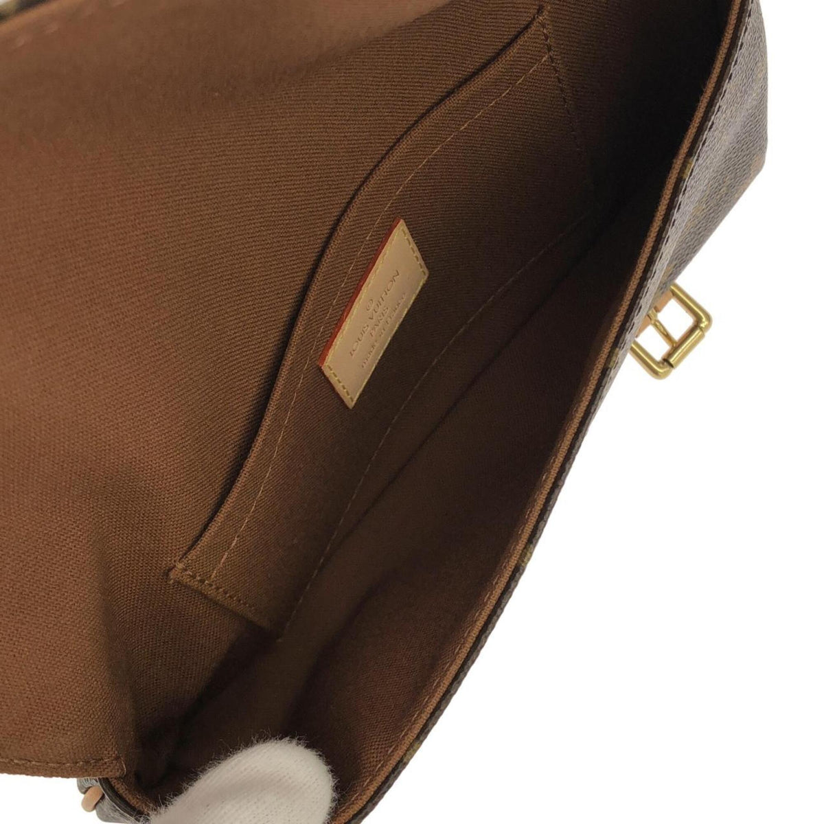 Louis Vuitton Marron Coated Canvas Fanny Pack Pochette (Pre-Owned)