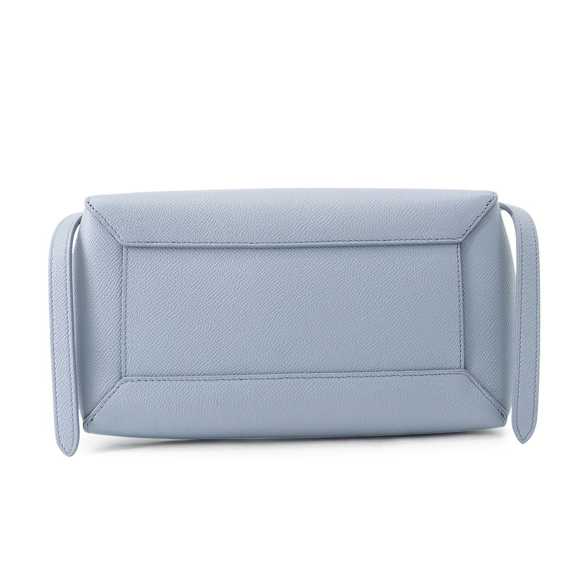 Celine Blue Leather Handbag Shoulder Bag (Pre-Owned)