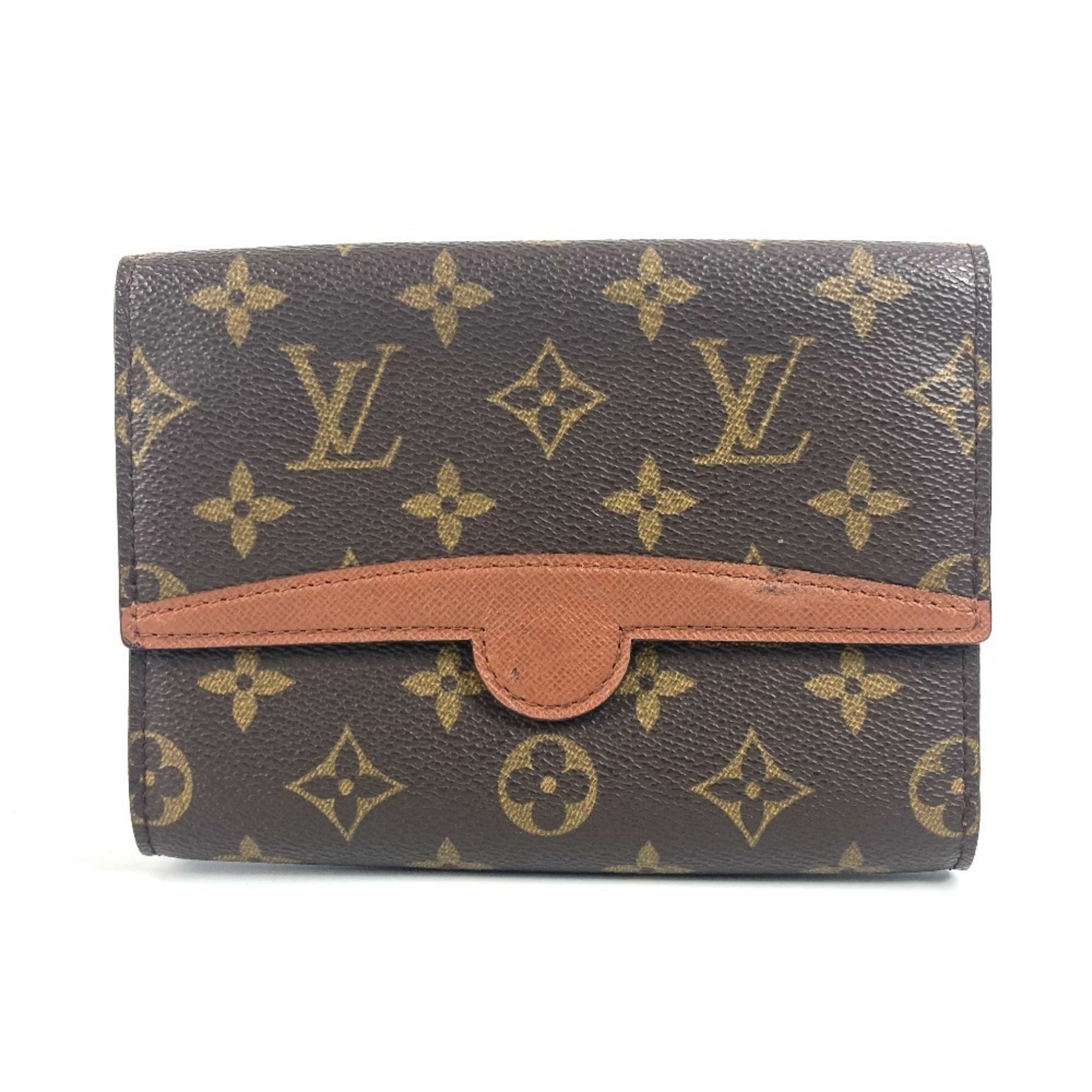 Louis Vuitton Brown Monogram Canvas Sling Bag (Pre-Owned)