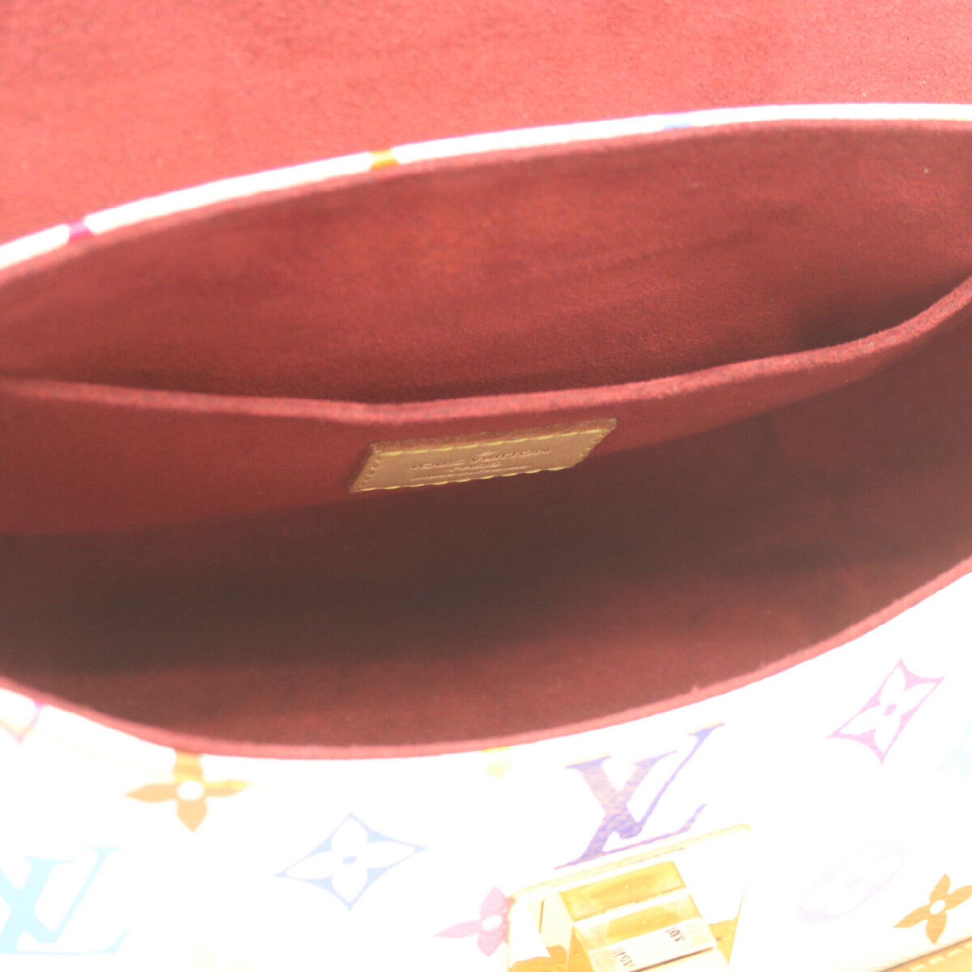 Louis Vuitton Monogram Multicolore Blanc White Monogram Multicolore Shoulder Bag (Pre-Owned)
