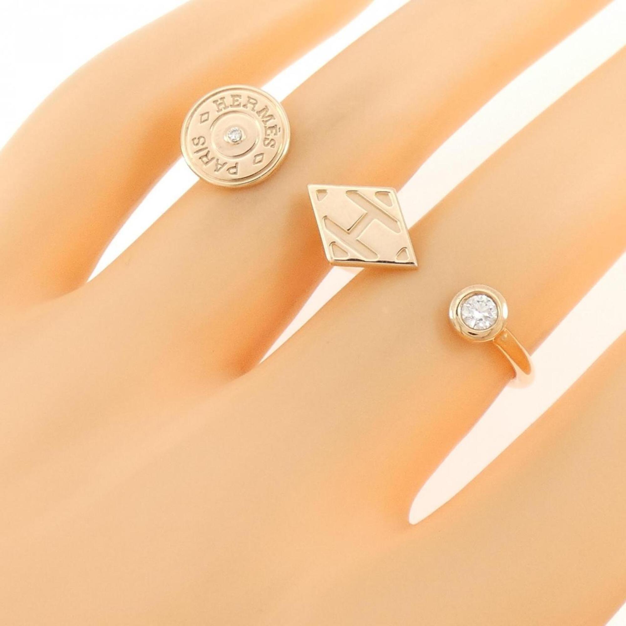 Hermes Pink Gold Pink Gold (18K) Band Ring (Pre-Owned)