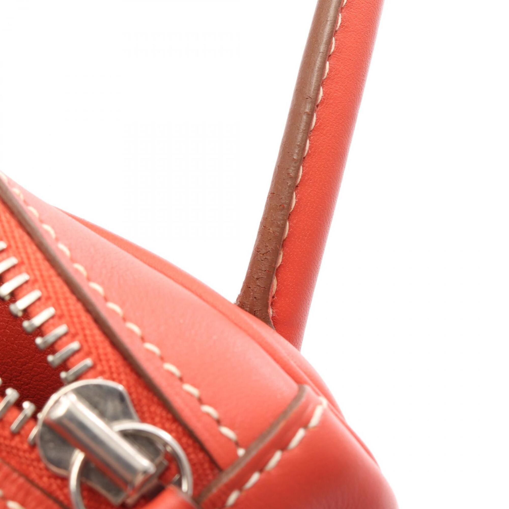 Hermes Orange Rosy Swift Leather Handbag Shoulder Bag (Pre-Owned)