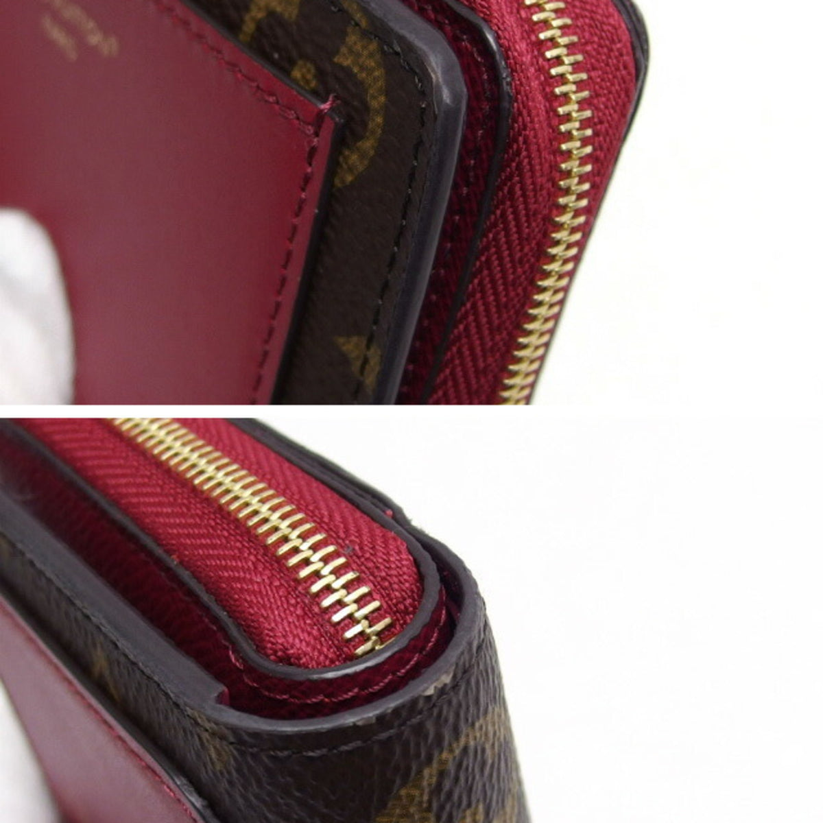 Louis Vuitton Fuchsia Pink Monogram Leather Wallet (Bi-Fold) (Pre-Owned)