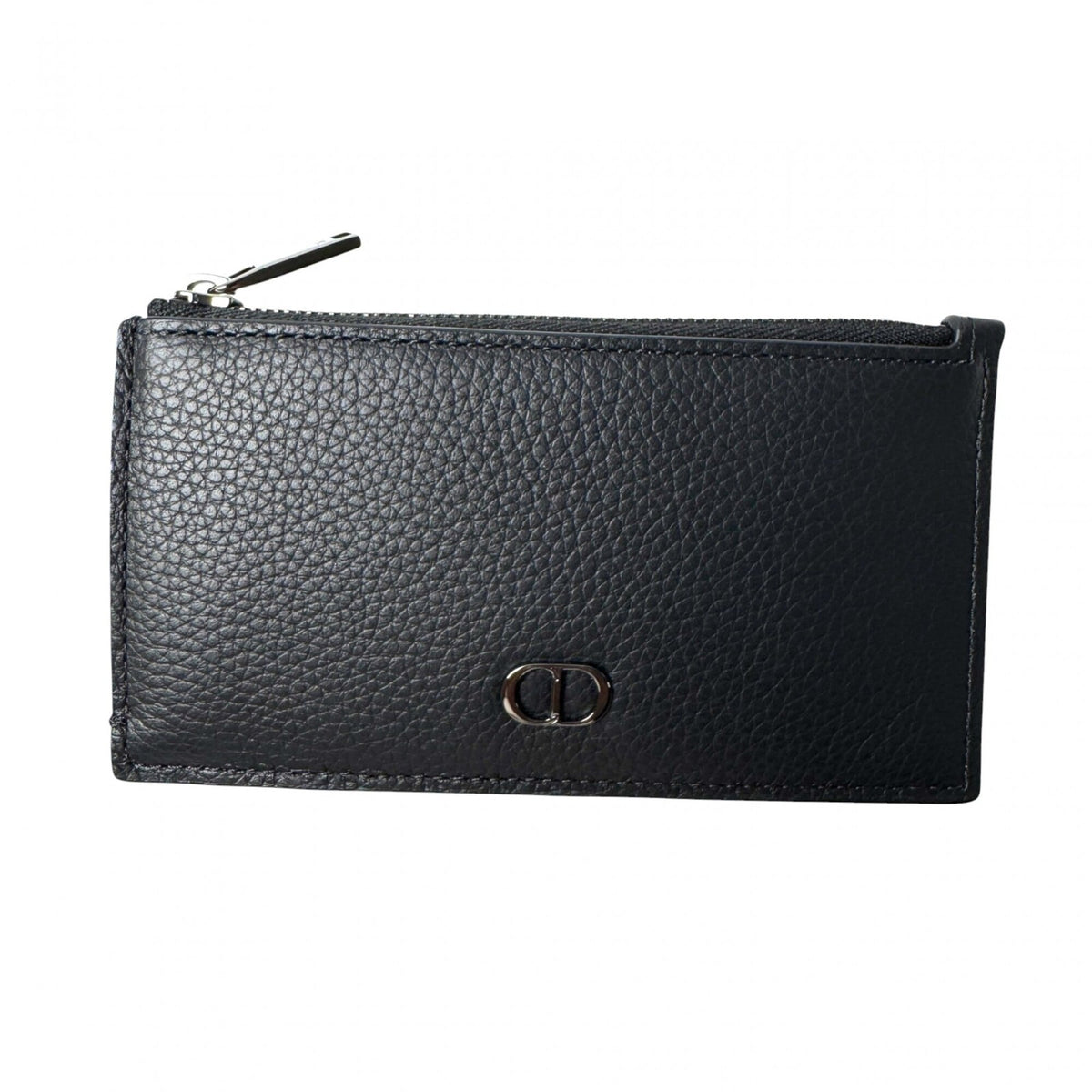 Christian Dior Black Leather Coin Purse/Coin Case (Pre-Owned)