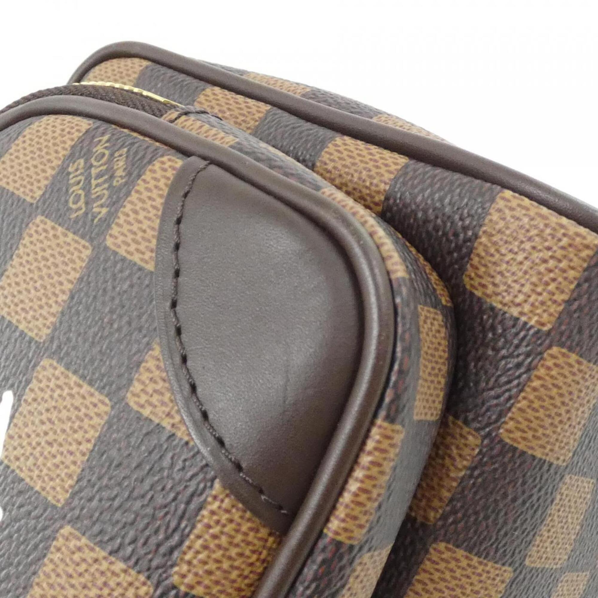 Louis Vuitton Ebene Coated Canvas Pouch (Pre-Owned)