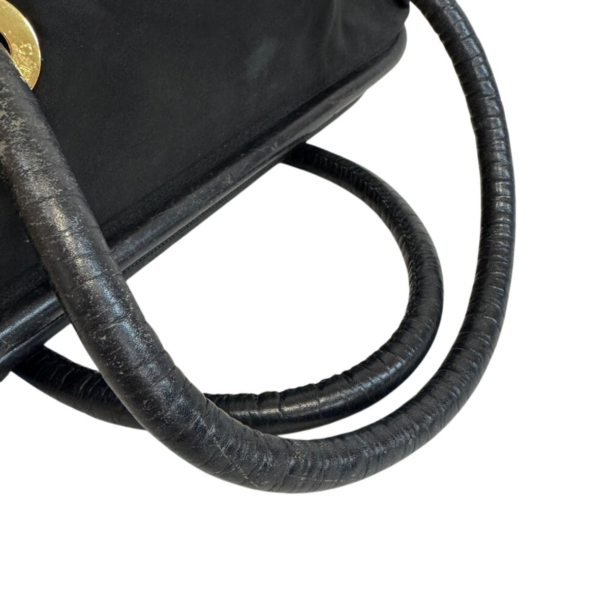 Celine Black Nylon Leather Handbag (Pre-Owned)