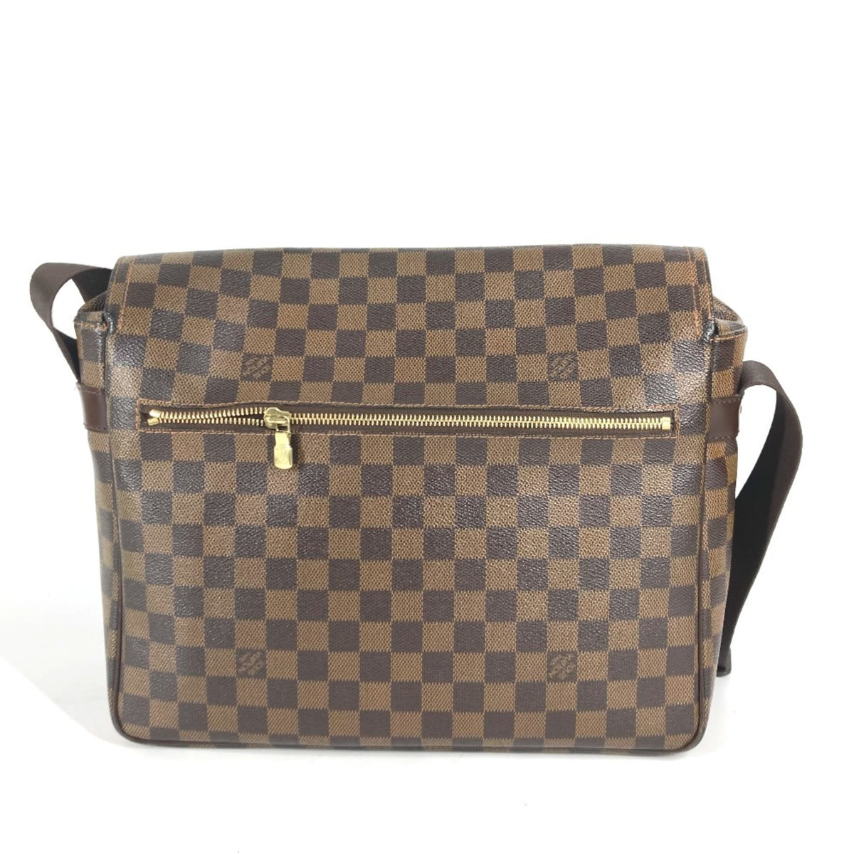 Louis Vuitton Brown Damier Canvas Messenger Bag Shoulder Bag (Pre-Owned)