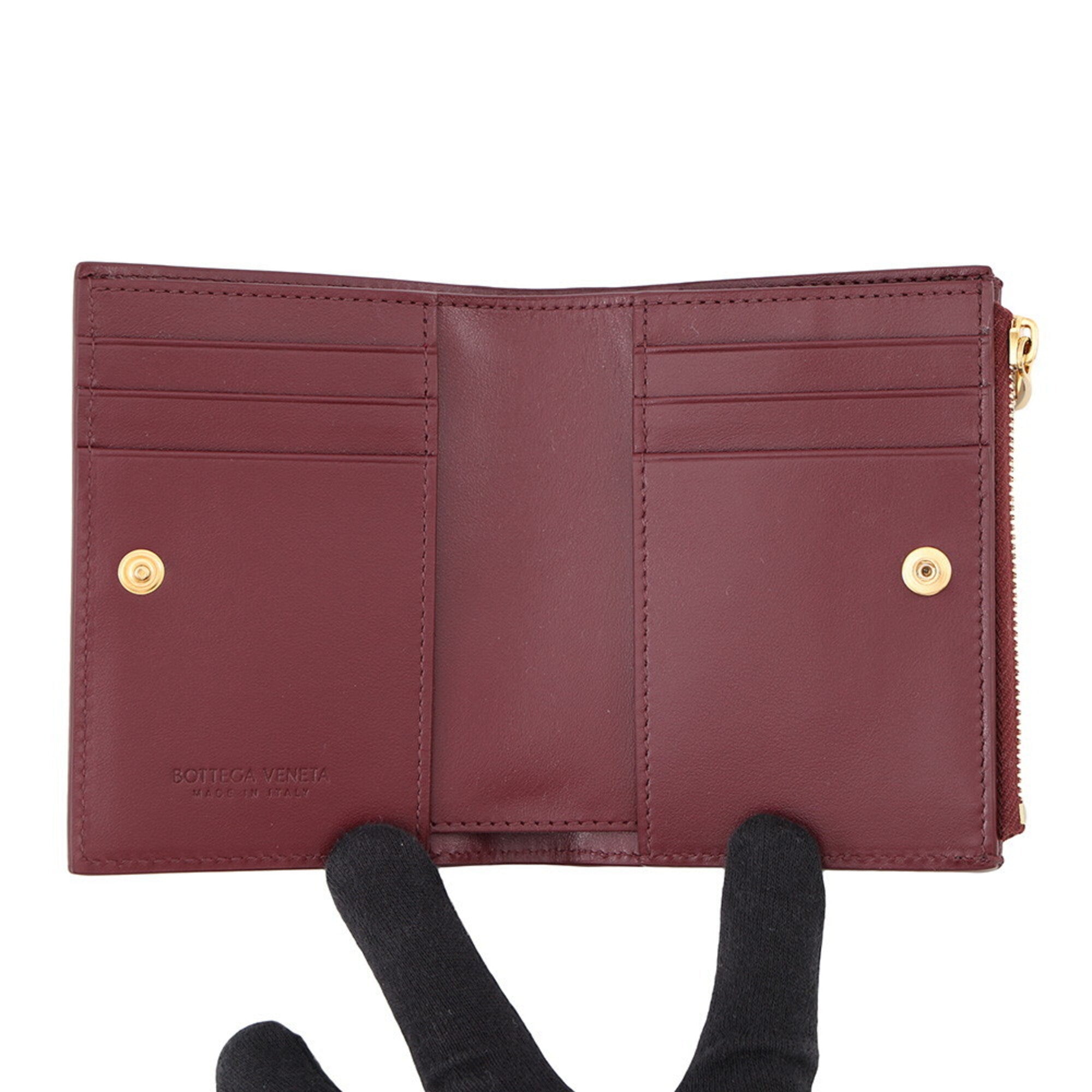 Bottega Veneta Intrecciato Leather Wallet (Bi-Fold) (Pre-Owned)