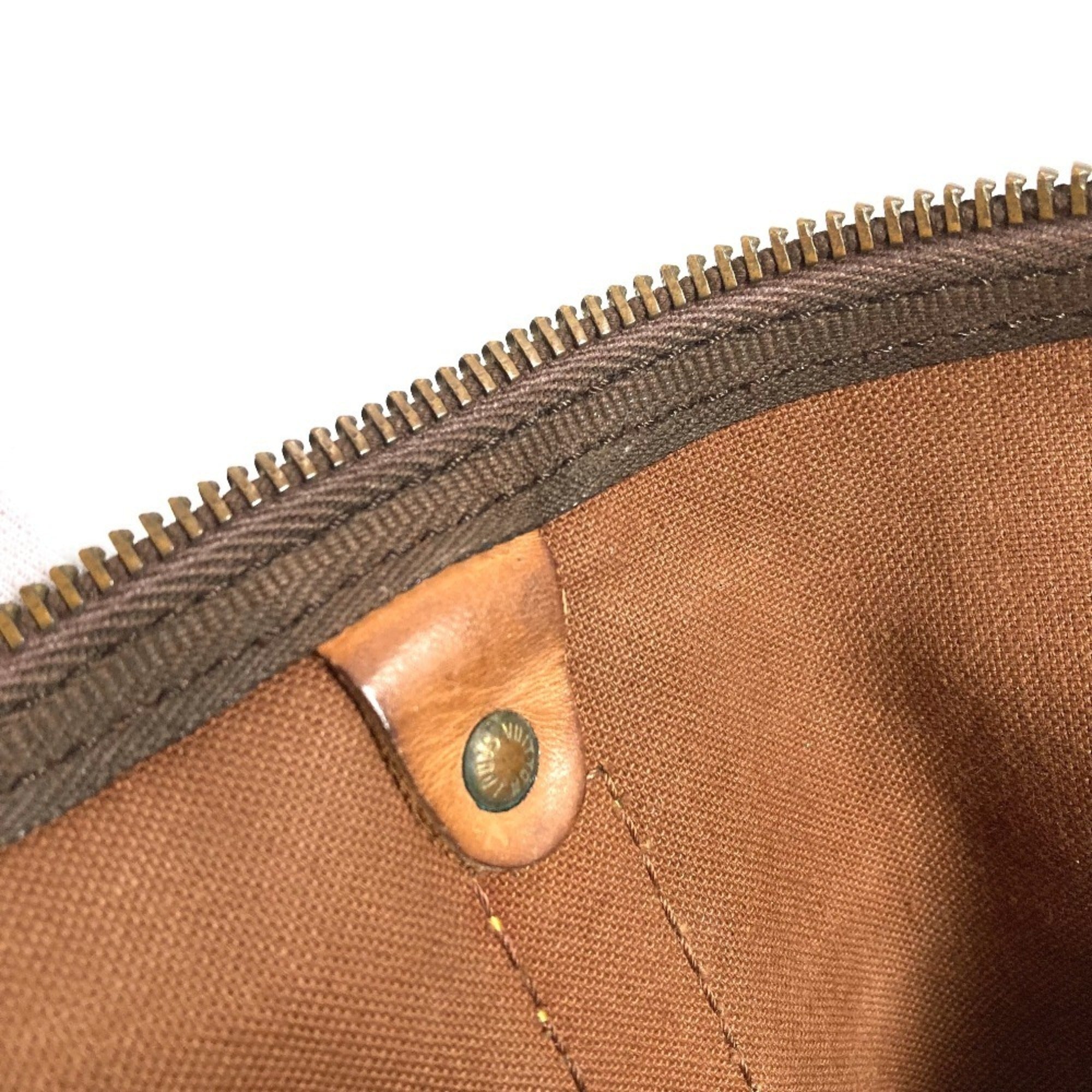 Louis Vuitton Brown Monogram Canvas Boston Bag Handbag (Pre-Owned)