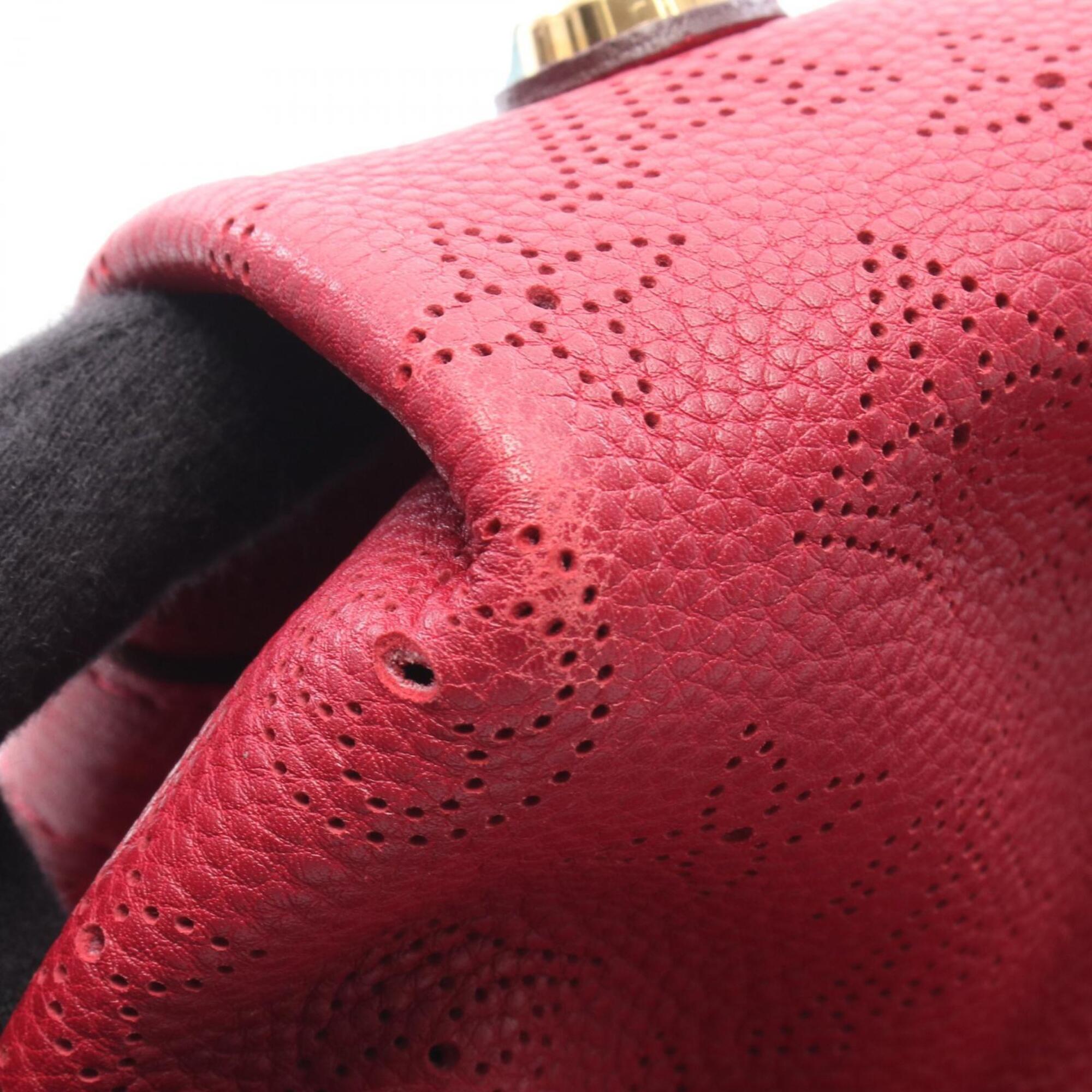 Louis Vuitton Pink Mahina Leather Handbag (Pre-Owned)