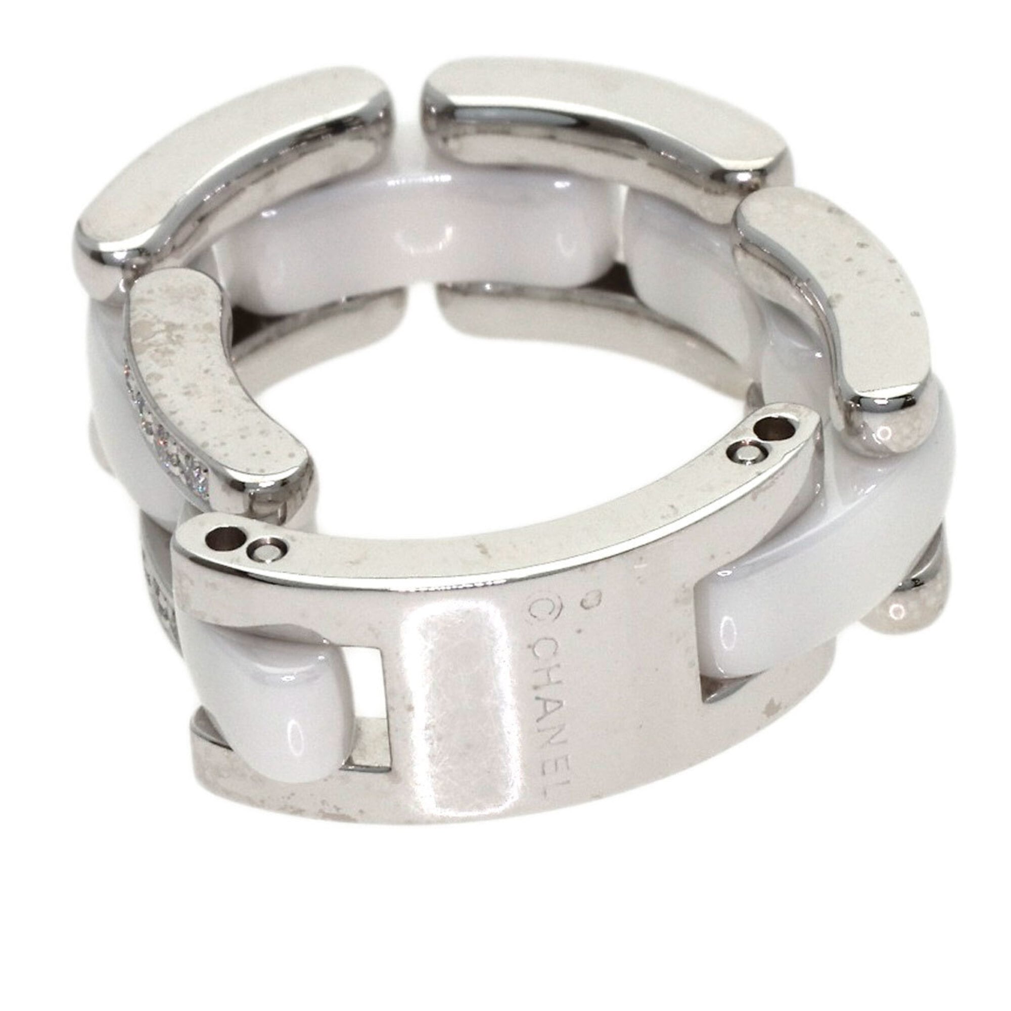Chanel White Gold (18K) Band Ring (Pre-Owned)