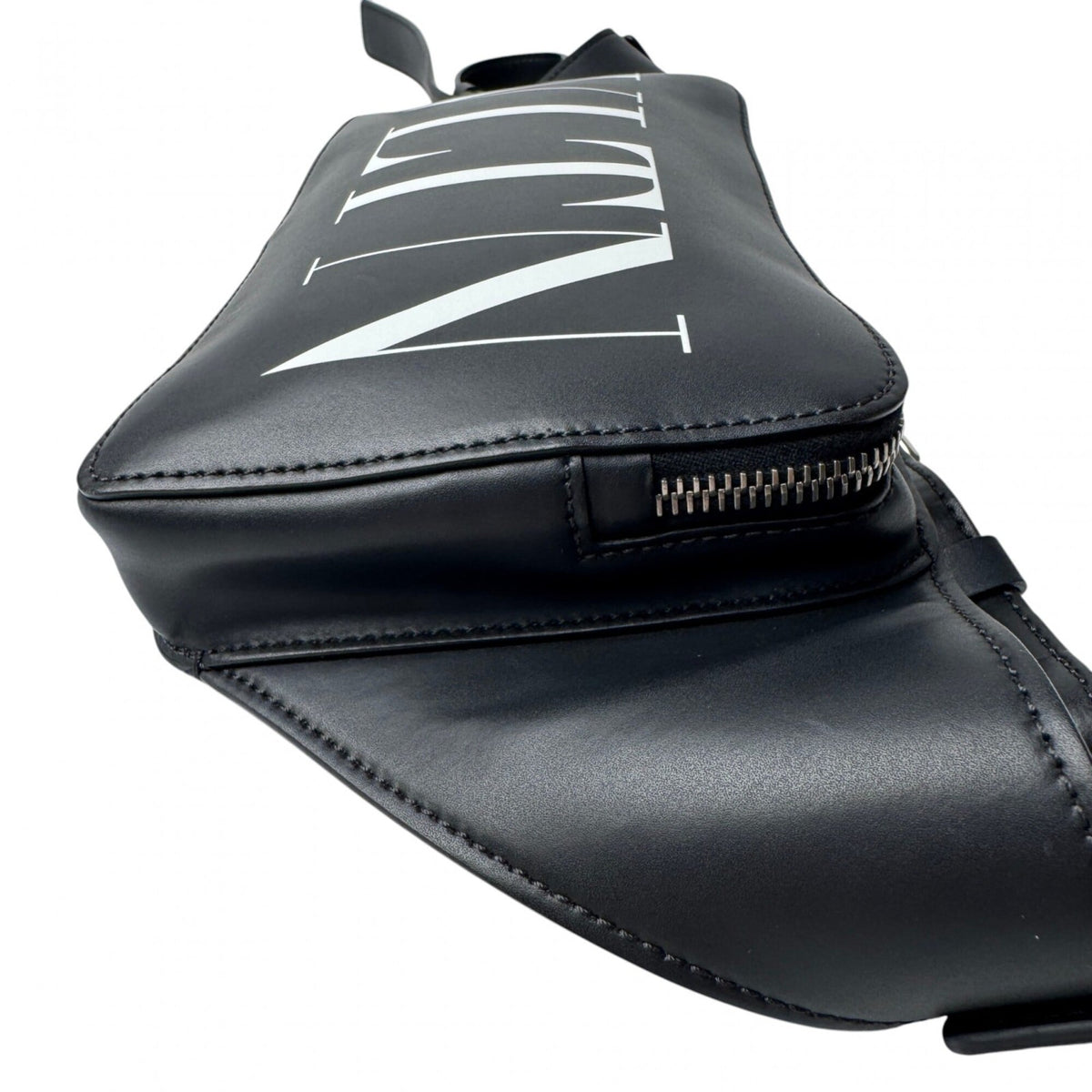 Valentino Garavani Black Leather Sling Bag (Pre-Owned)