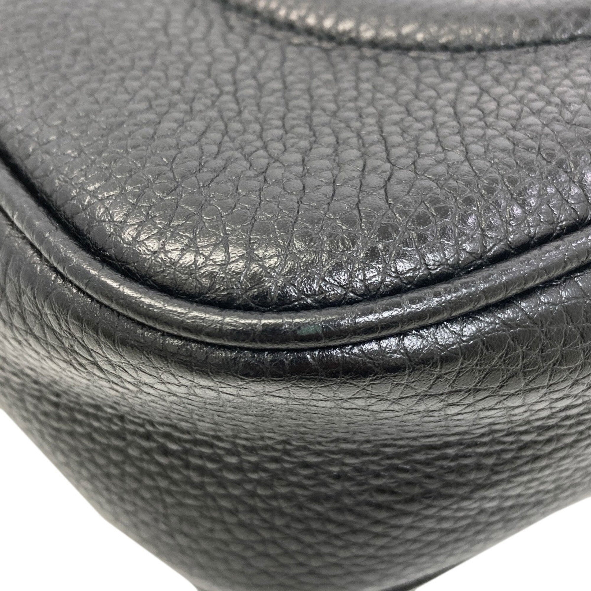 Gucci Black Leather Shoulder Bag (Pre-Owned)