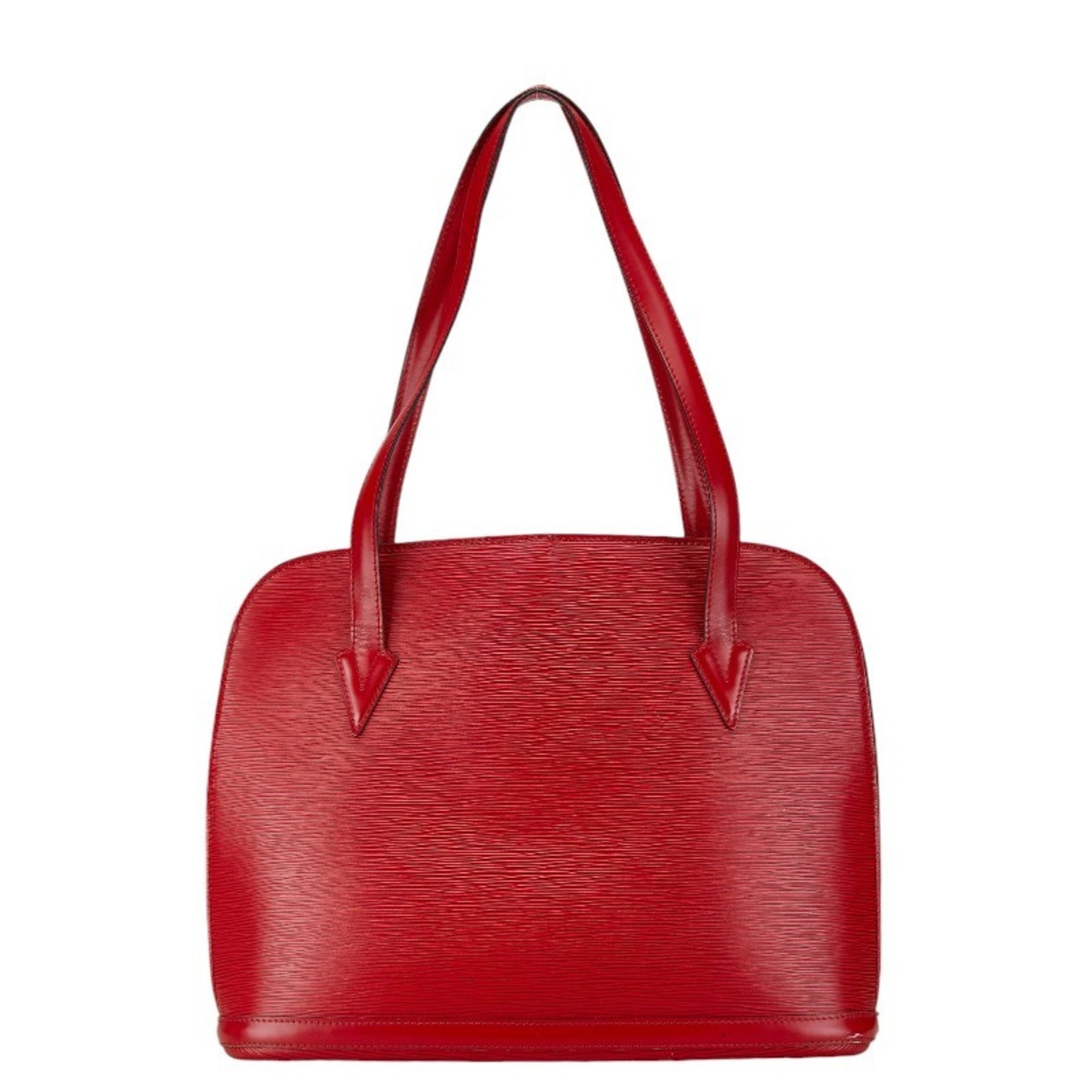 Louis Vuitton Castilian Red Epi Leather Shoulder Bag Tote Bag (Pre-Owned)