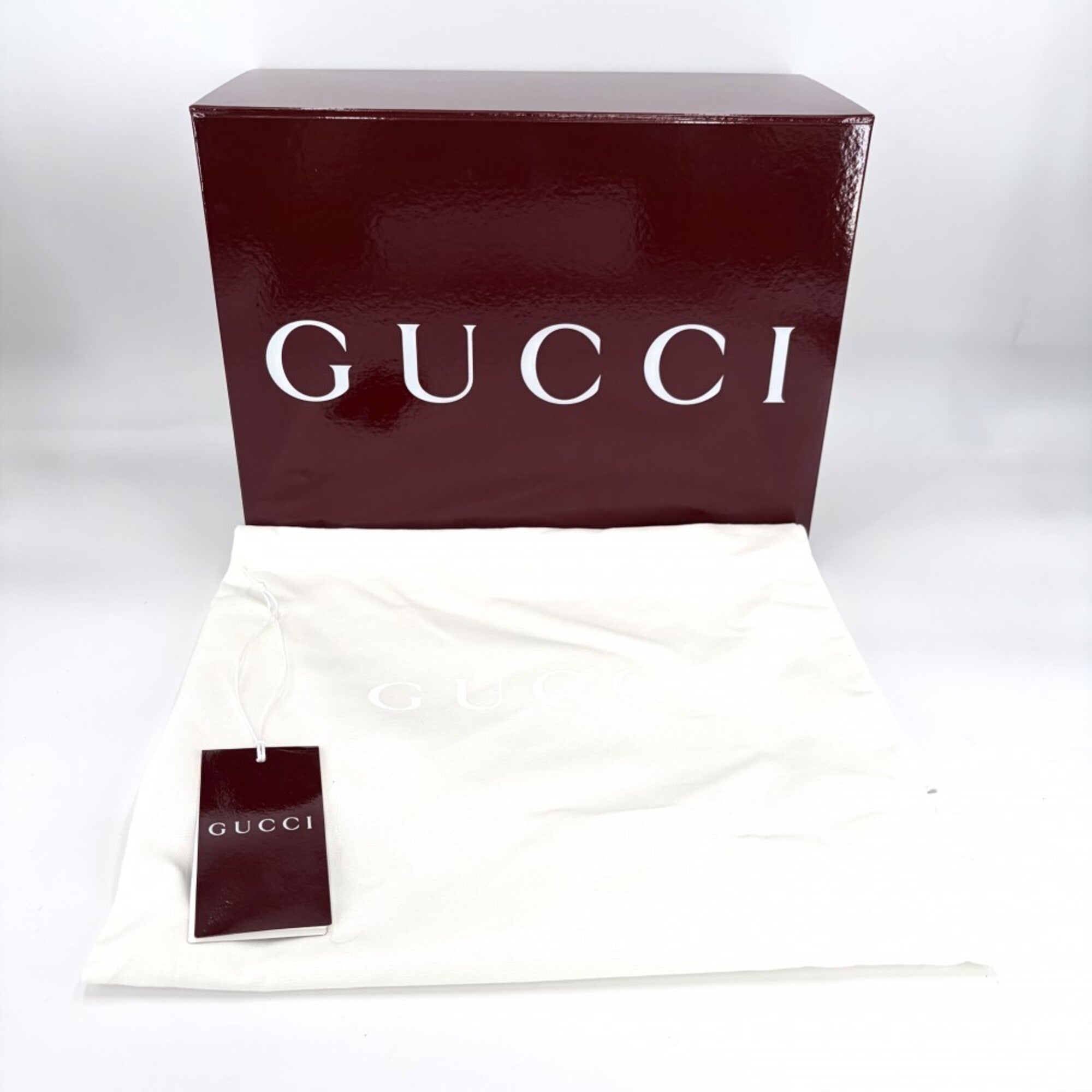 Gucci Black Leather Handbag Shoulder Bag (Pre-Owned)