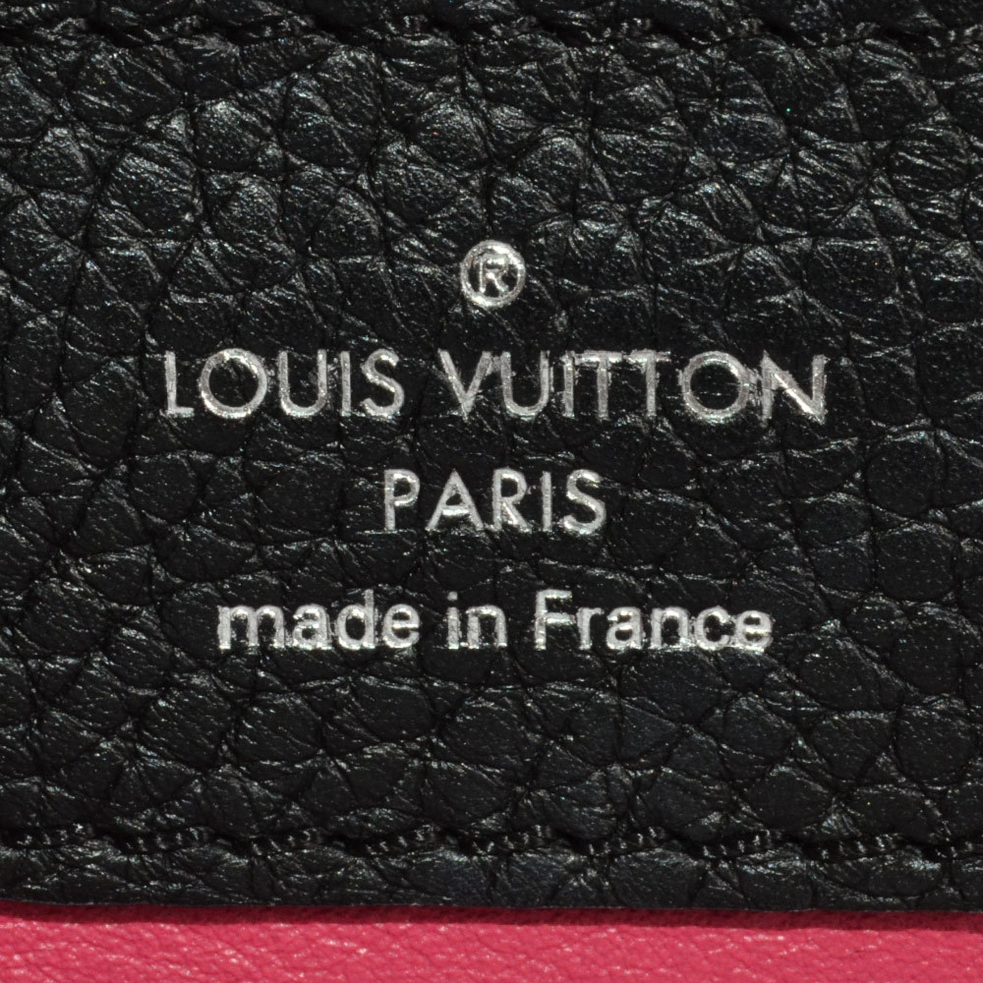Louis Vuitton Black Noir Leather Handbag (Pre-Owned)