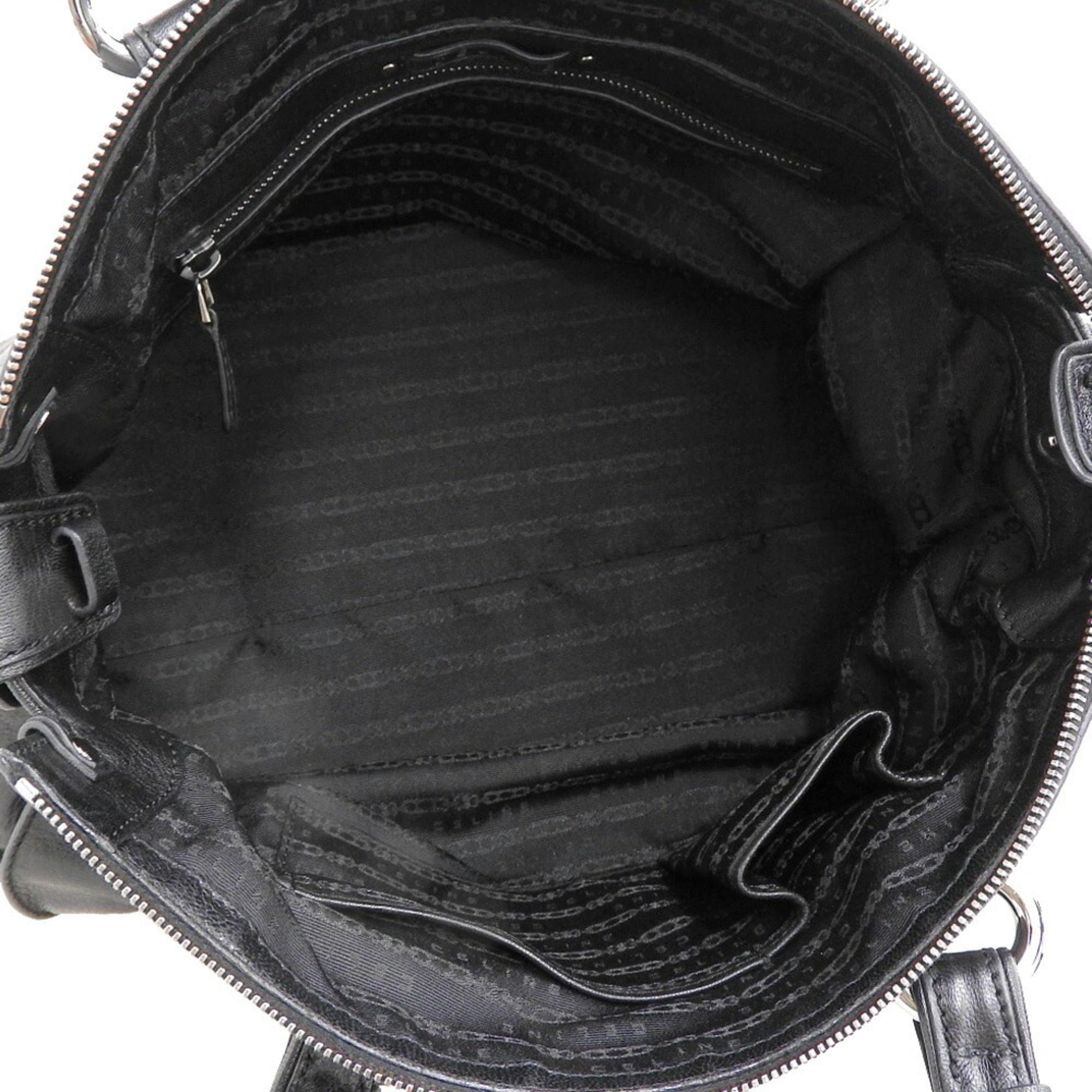 Celine Black Leather Handbag Shoulder Bag (Pre-Owned)