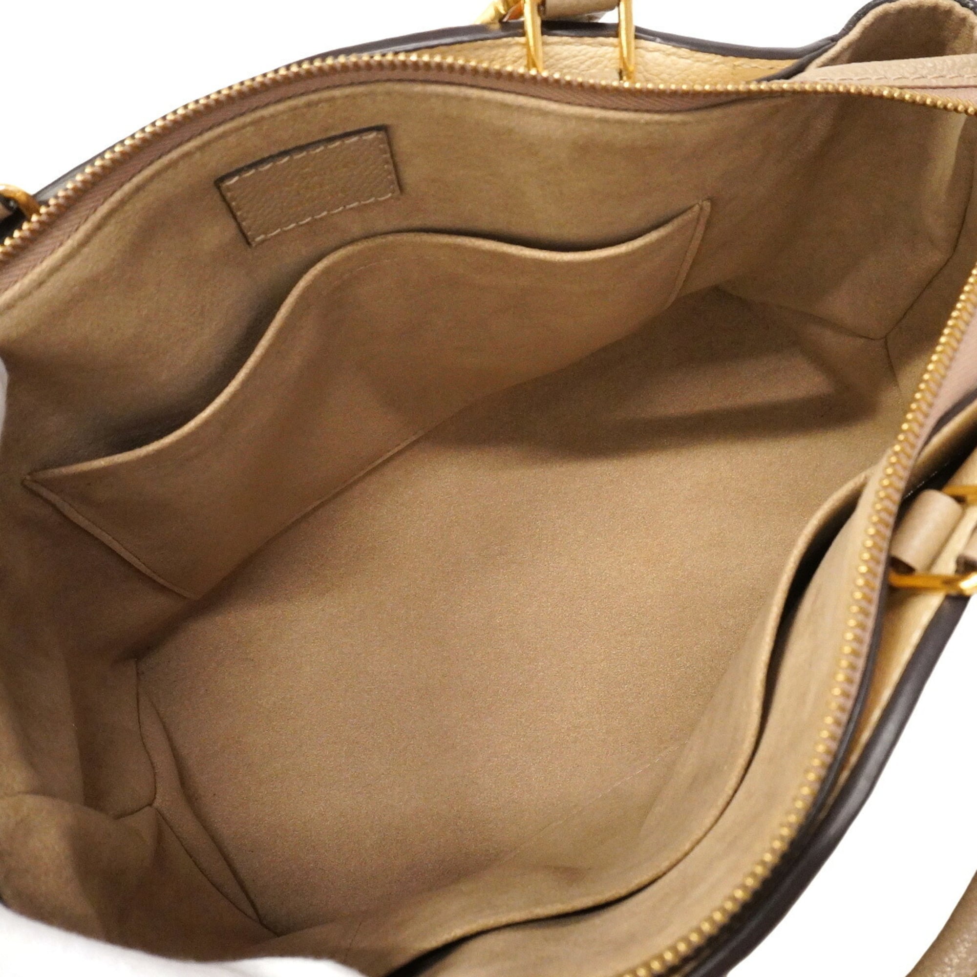 Louis Vuitton Cream Tourterelle Handbag (Pre-Owned)