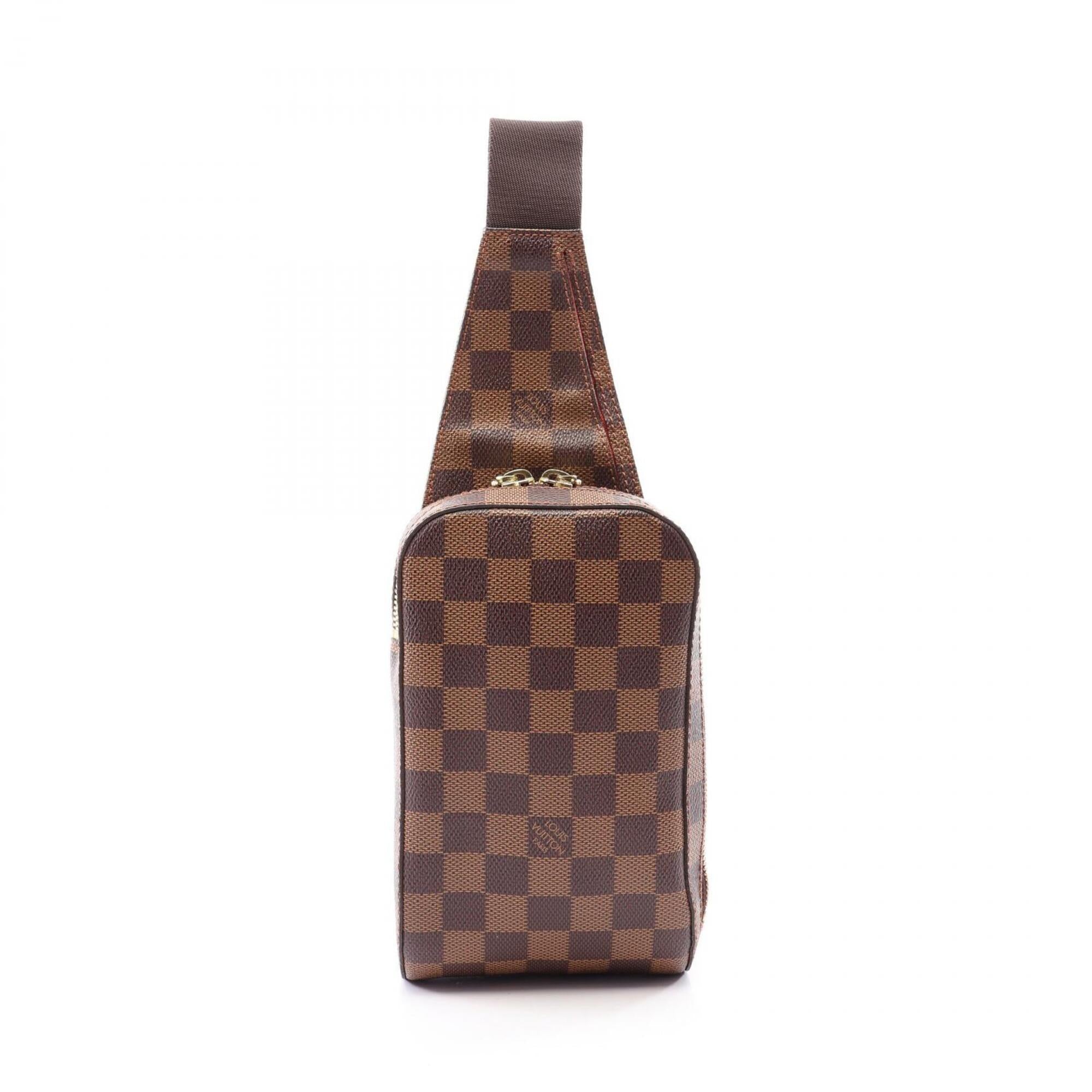 Louis Vuitton Brown Damier Canvas Coated Canvas Fanny Pack Sling Bag (Pre-Owned)