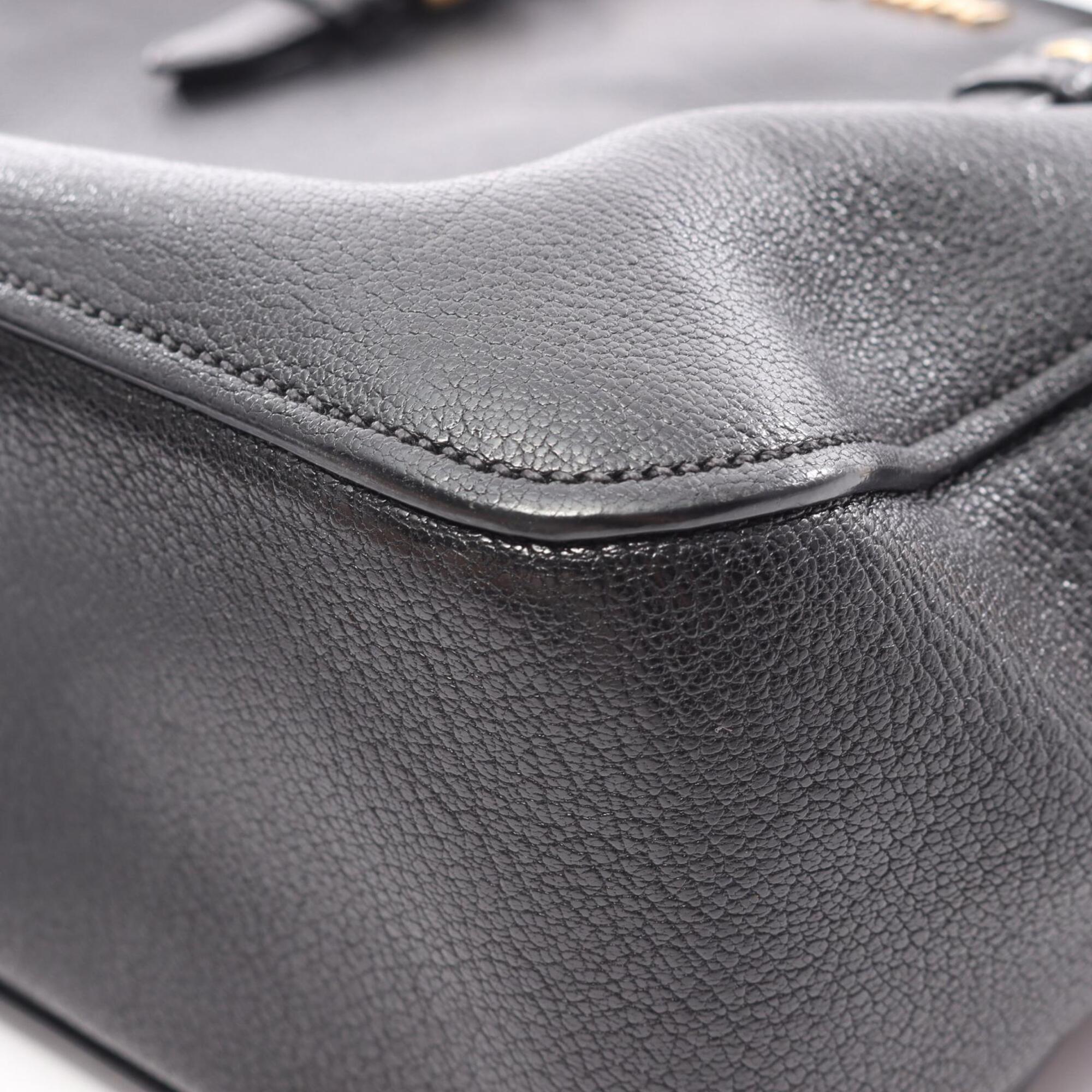 Miu Miu Black Leather Handbag (Pre-Owned)