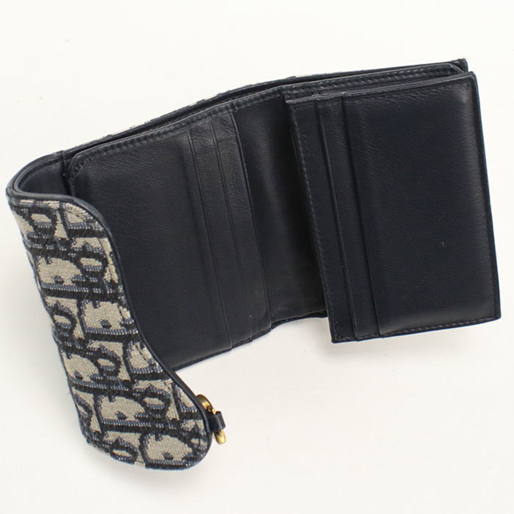 Christian Dior Navy Wallet (Tri-Fold) (Pre-Owned)