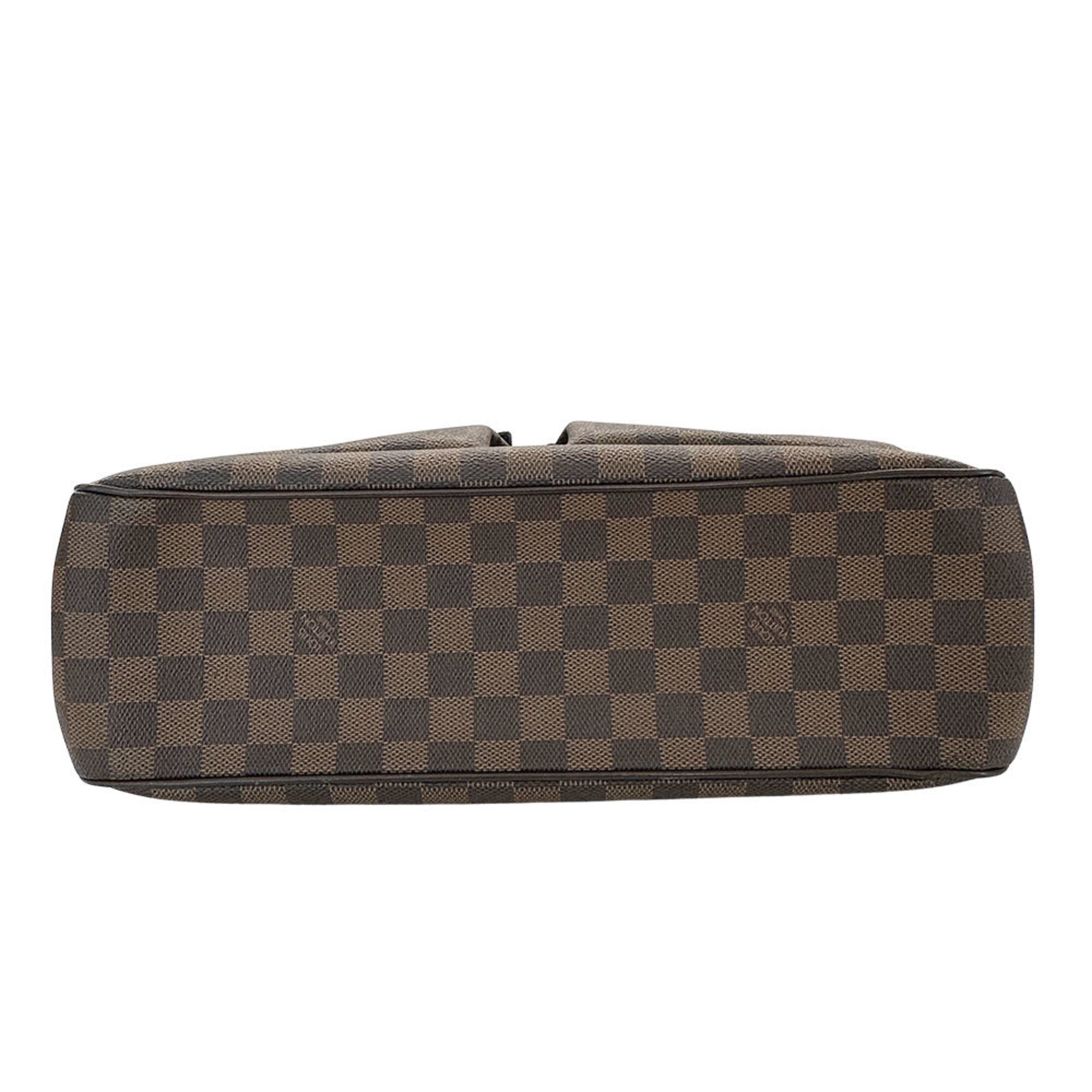 Louis Vuitton Damier Canvas Ebene Damier Canvas Handbag Tote Bag (Pre-Owned)