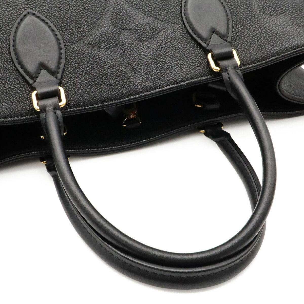 Louis Vuitton Black Noir Monogram Empreinte Shoulder Bag Tote Bag (Pre-Owned)