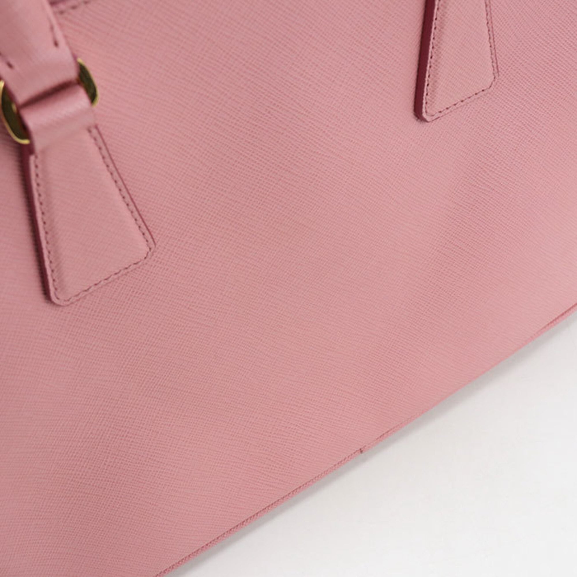 Prada Pink Leather Tote Bag (Pre-Owned)