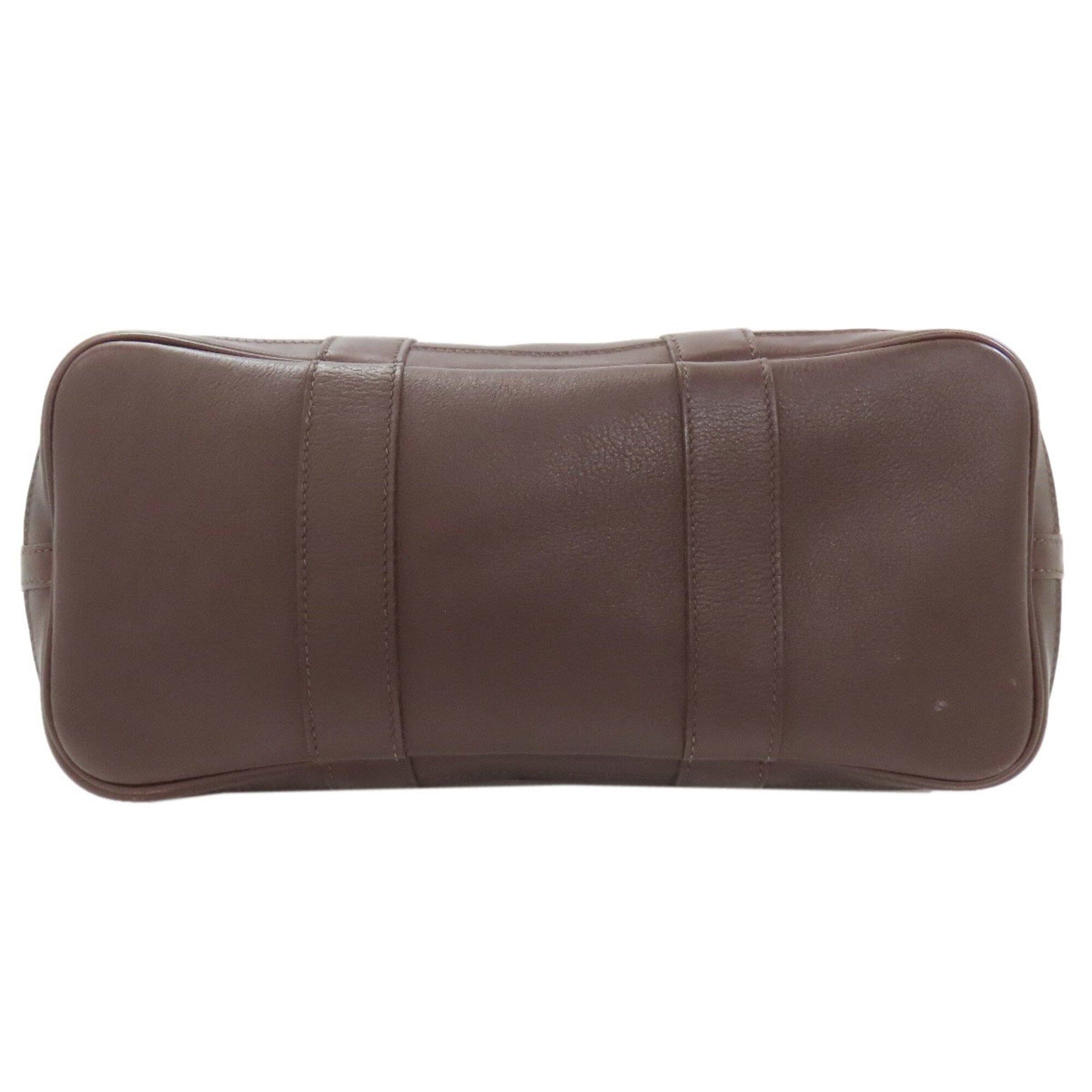 Hermes Havane Swift Leather Handbag (Pre-Owned)