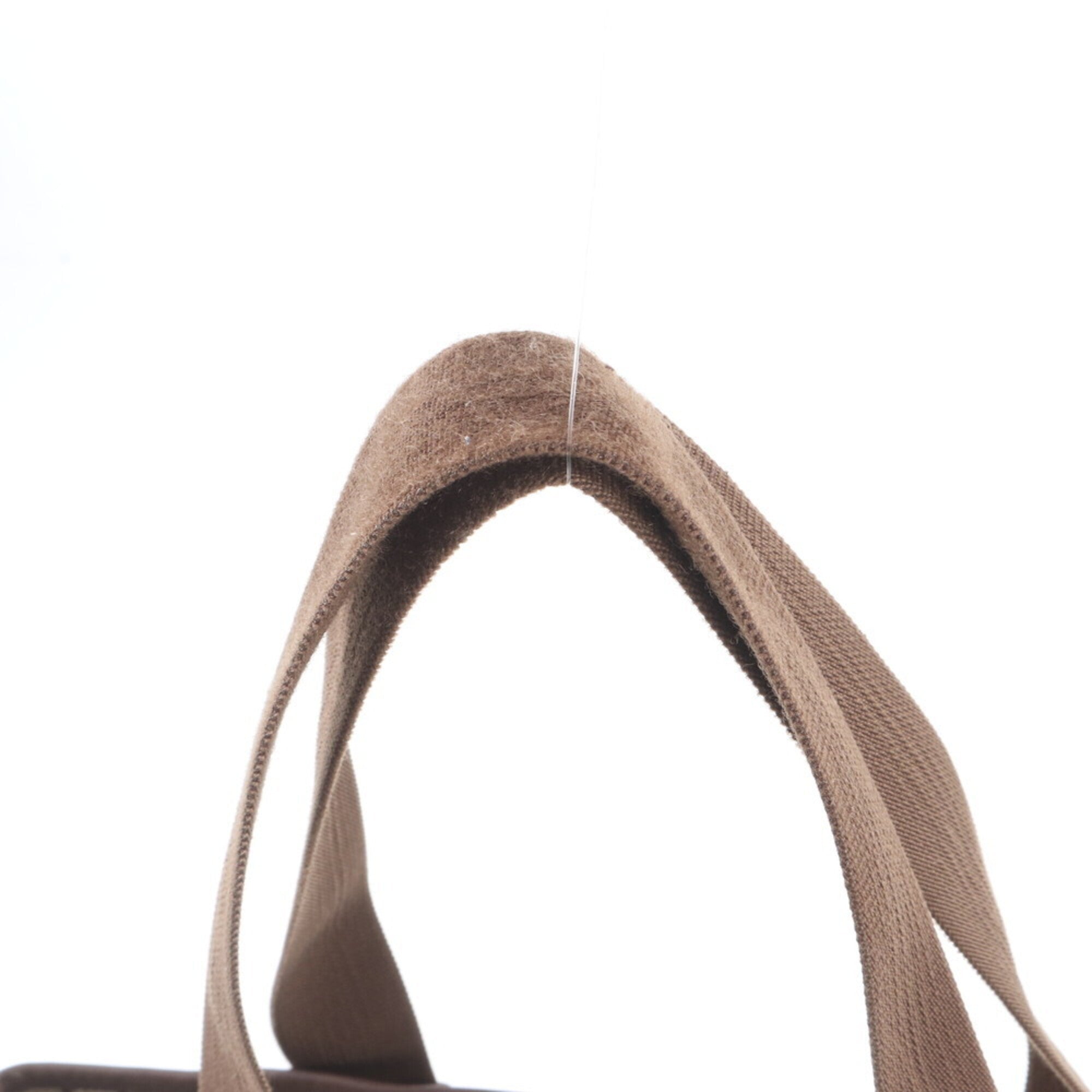 Gucci Black Brown Gg Canvas Handbag Tote Bag (Pre-Owned)