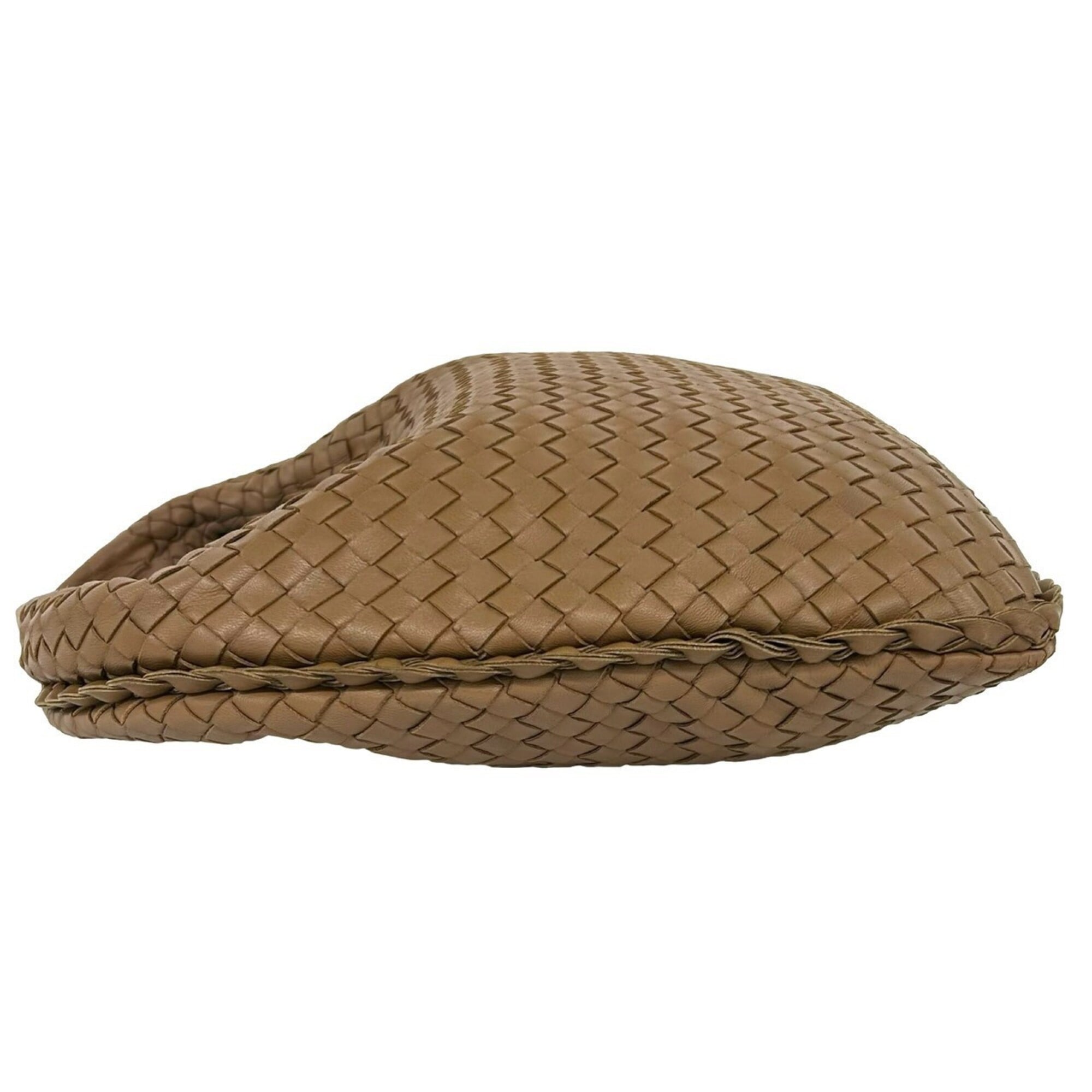 Bottega Veneta Brown Leather Handbag Tote Bag (Pre-Owned)