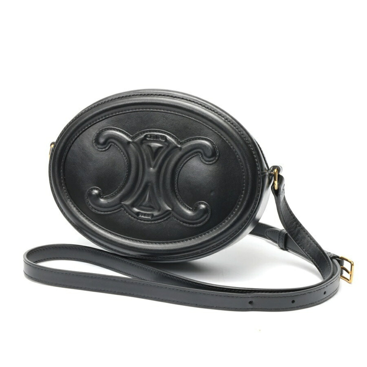 Celine Black Leather Shoulder Bag (Pre-Owned)