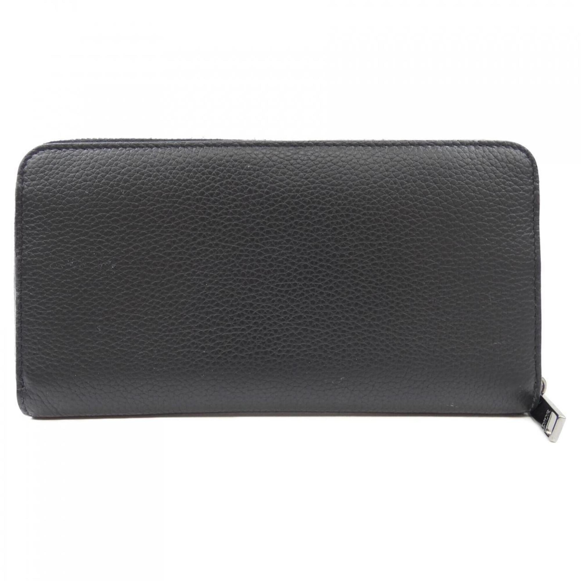 Christian Dior Black Long Wallet (Bi-Fold) (Pre-Owned)