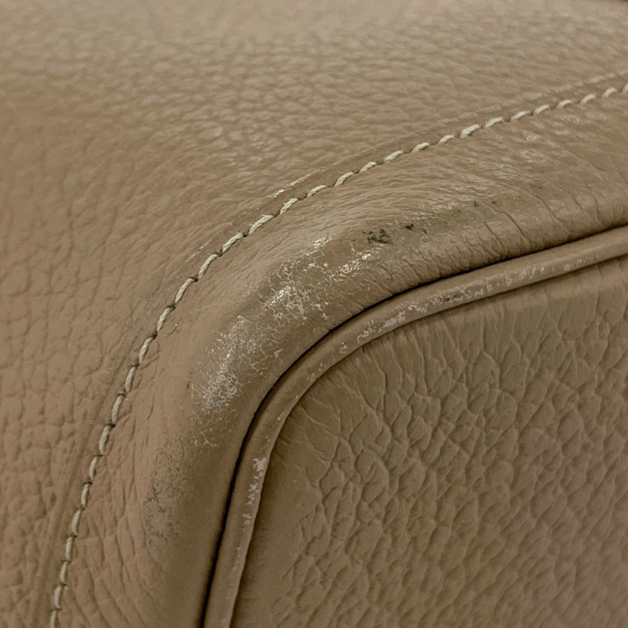 Hermes Garden Vache Leather Handbag Tote Bag (Pre-Owned)