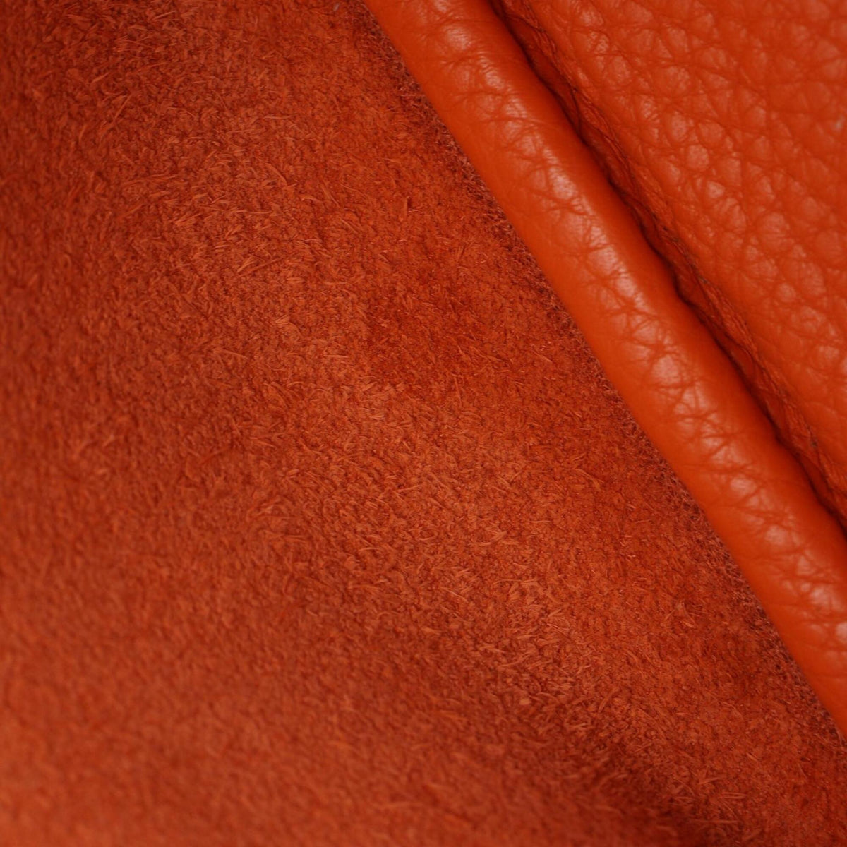 Hermes Orange Taurillon Clemence Leather Handbag (Pre-Owned)