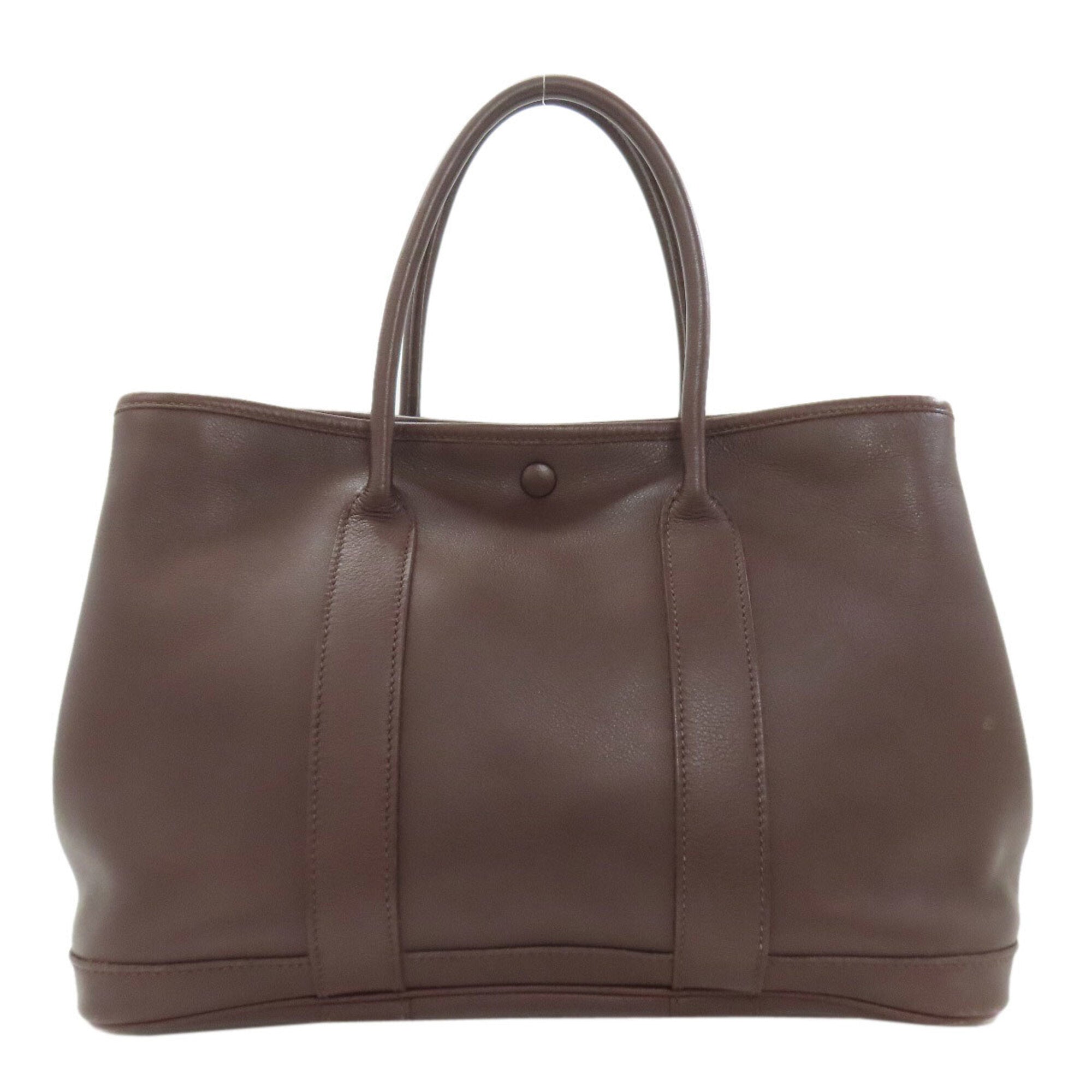 Hermes Havane Swift Leather Handbag (Pre-Owned)