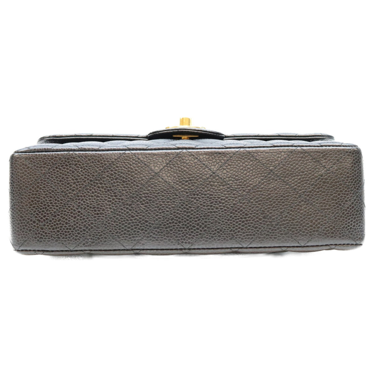 Chanel Black Grained Calfskin Shoulder Bag (Pre-Owned)