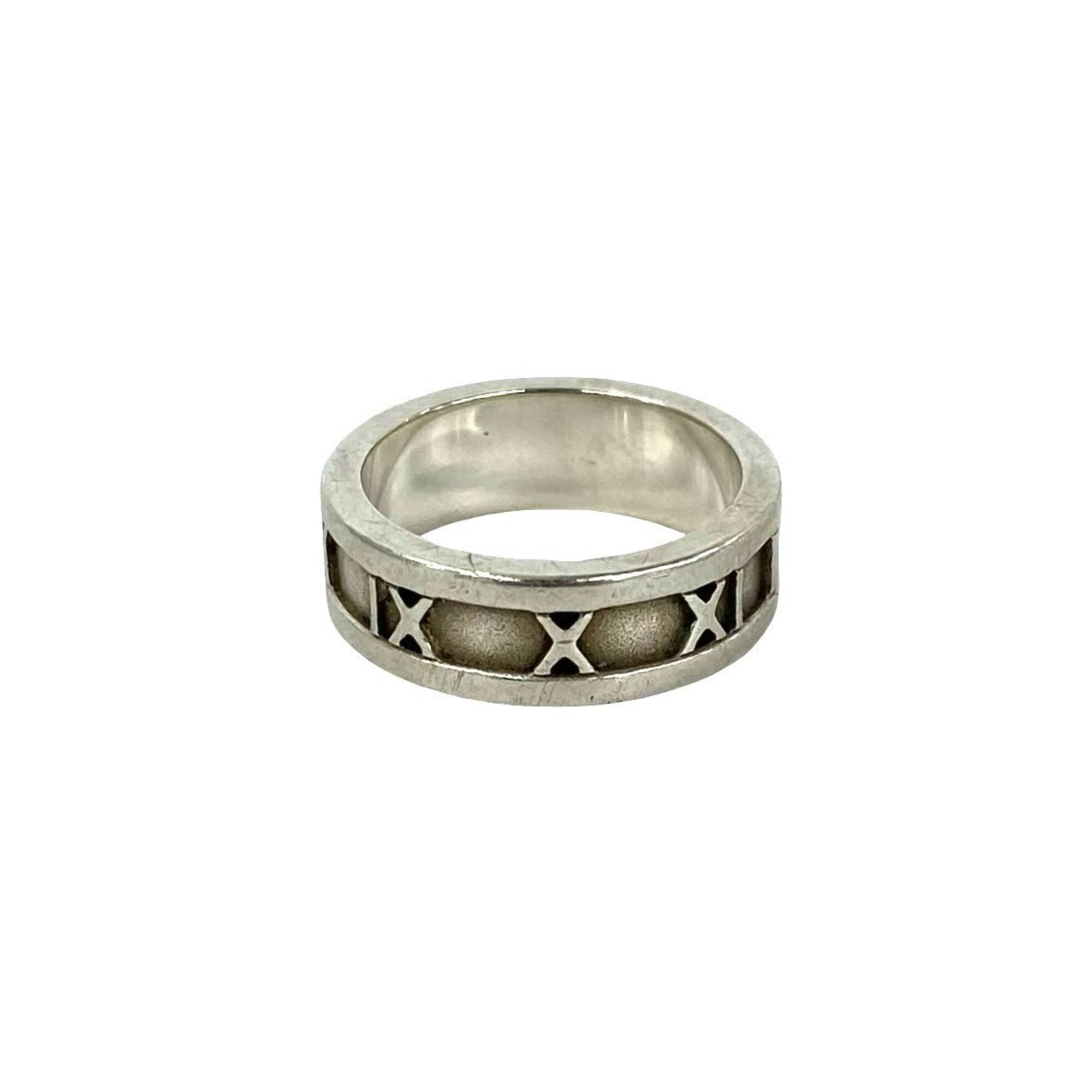 Tiffany Silver Silver 925 Band Ring (Pre-Owned)